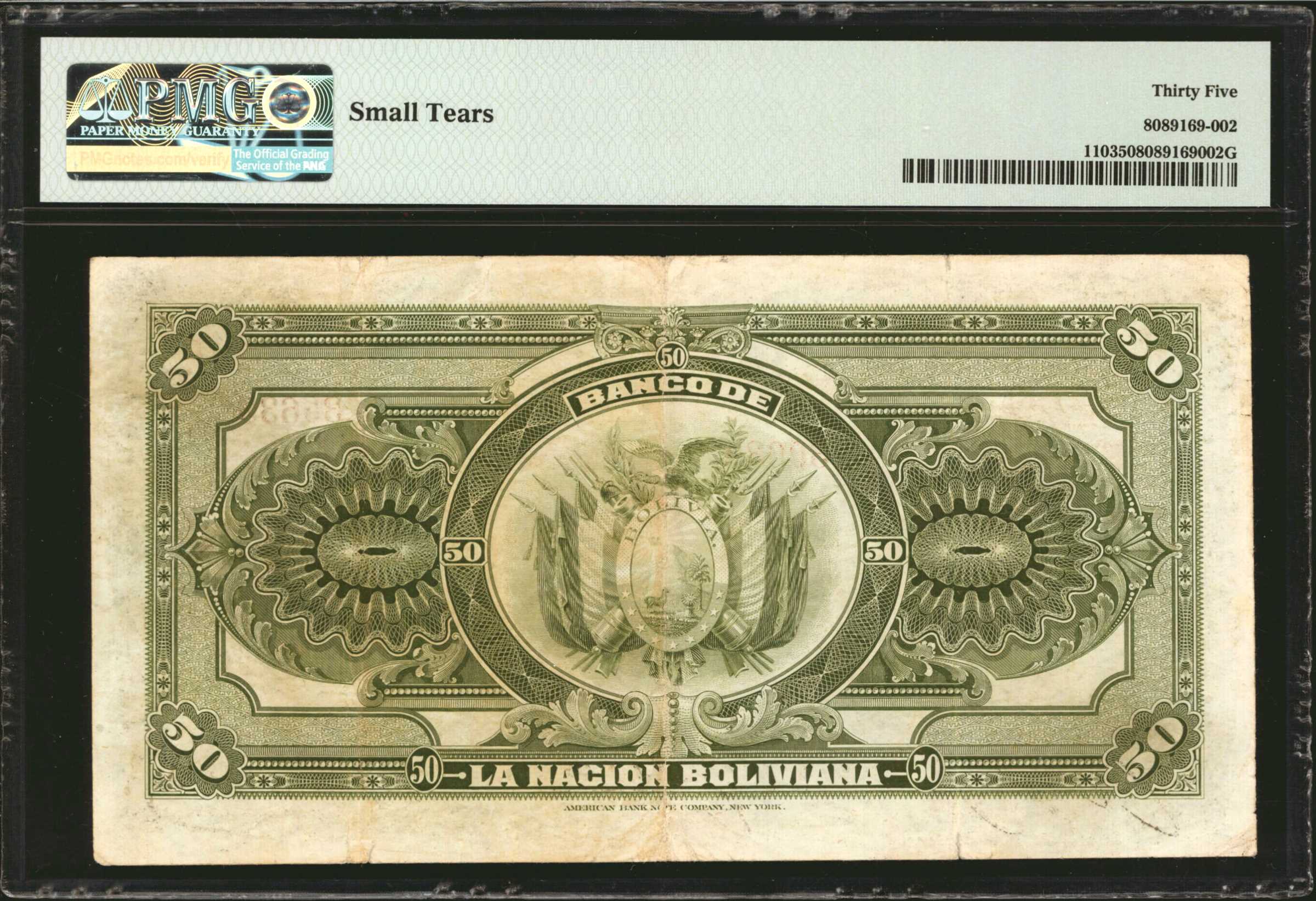 image for: Bolivia  50 bolivianos(B211d)