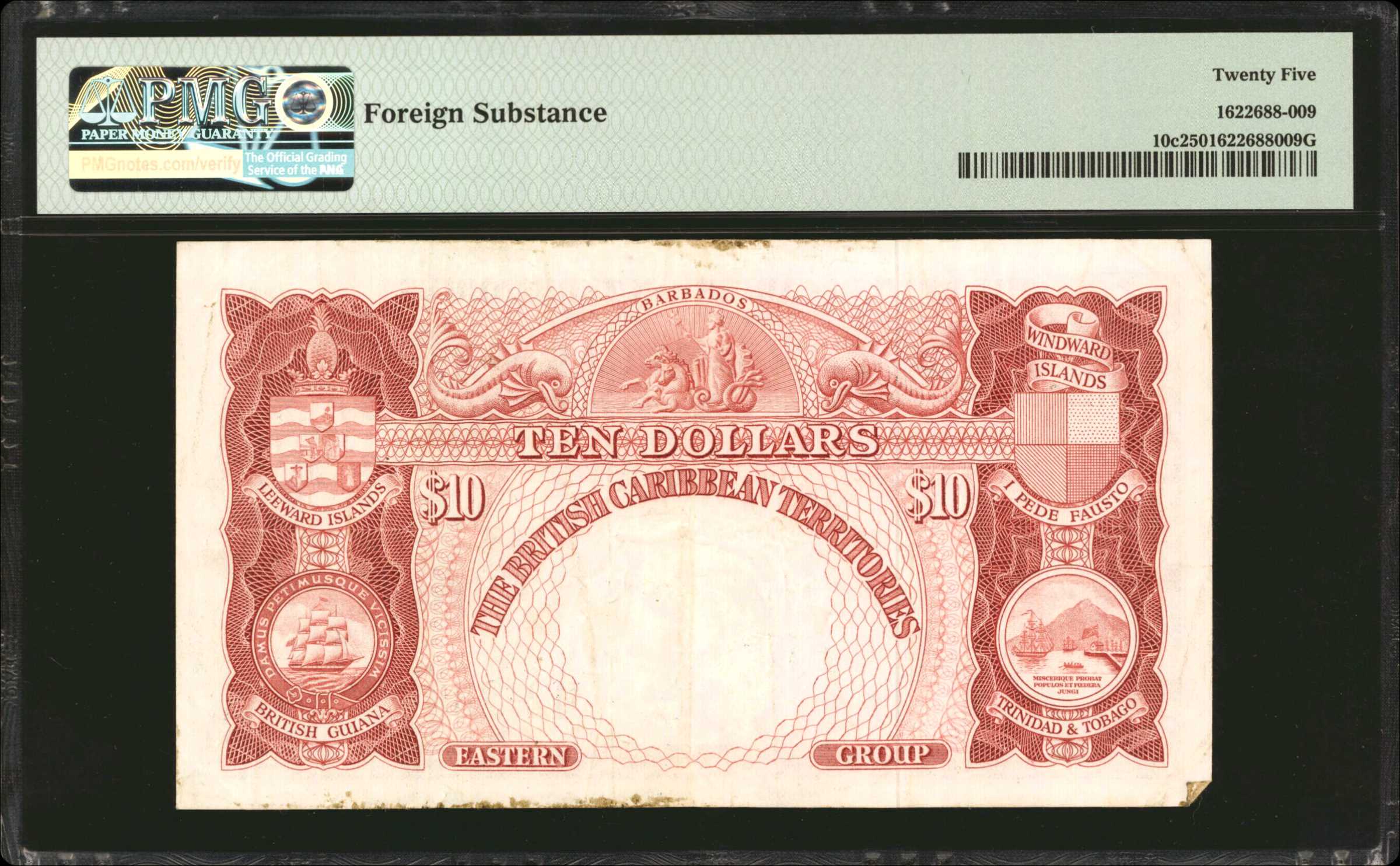 image for: British Caribbean Territories  10 dollars(B110g)