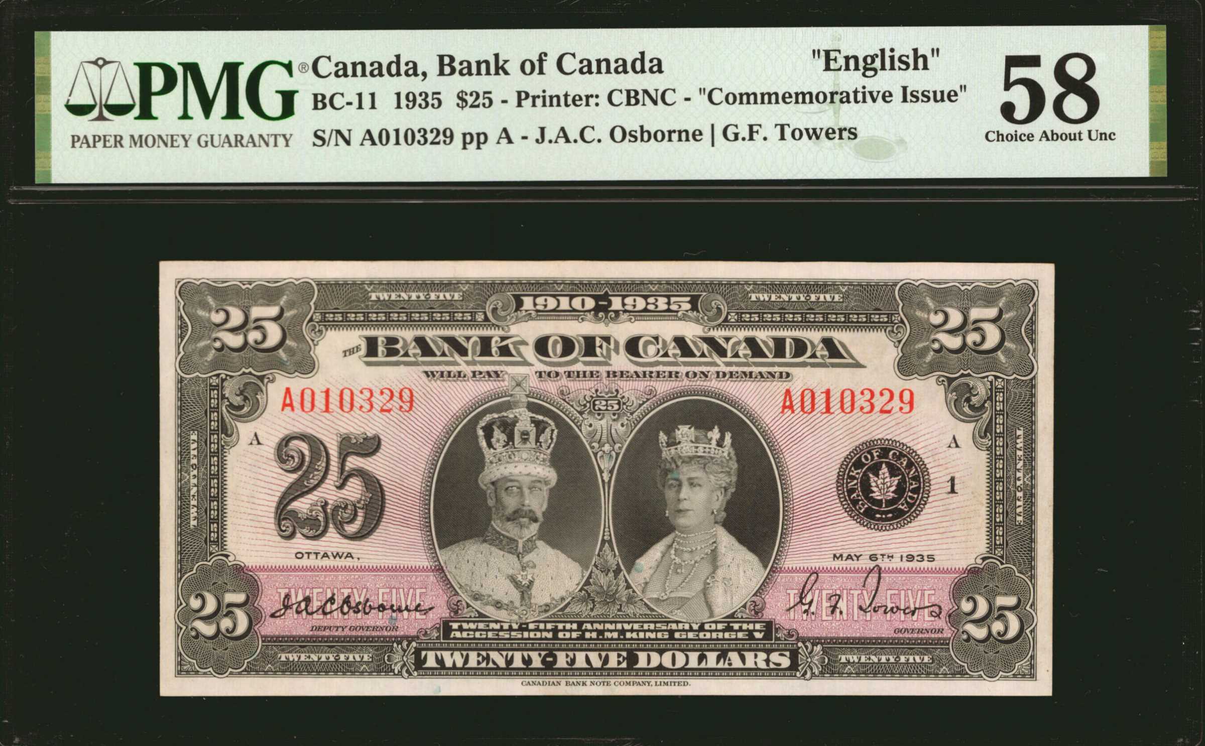 image for: Canada  10 dollars (B307a)