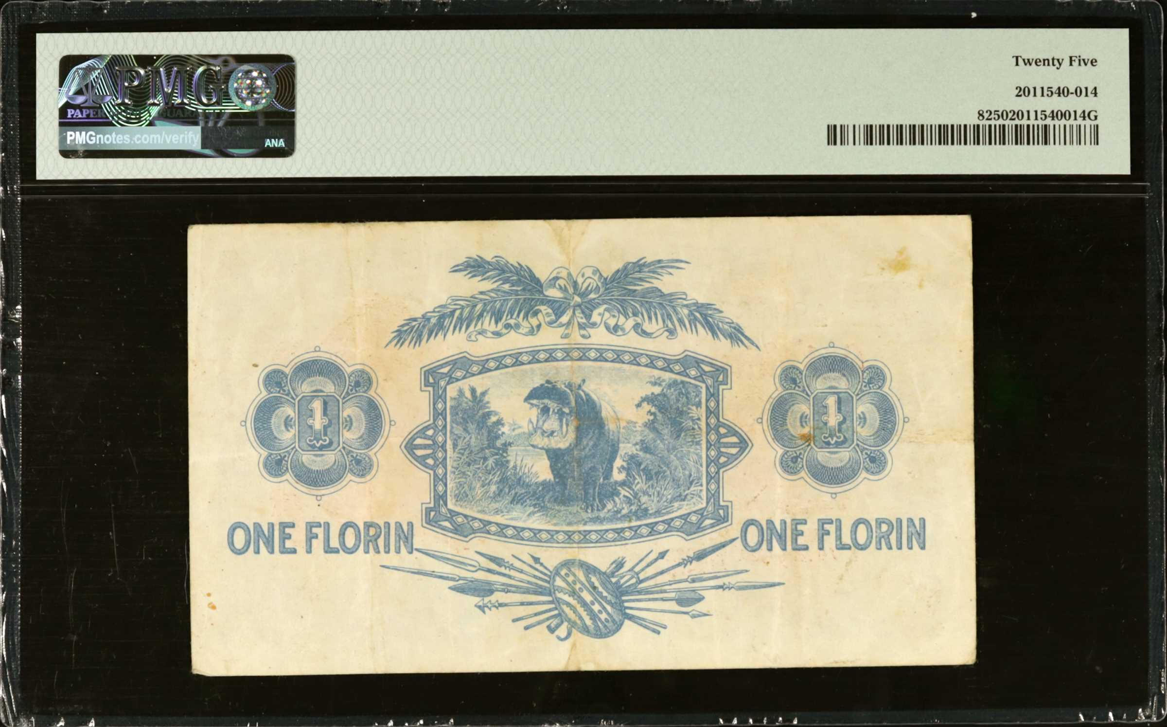 image for: East Africa  1 florin(B202as)
