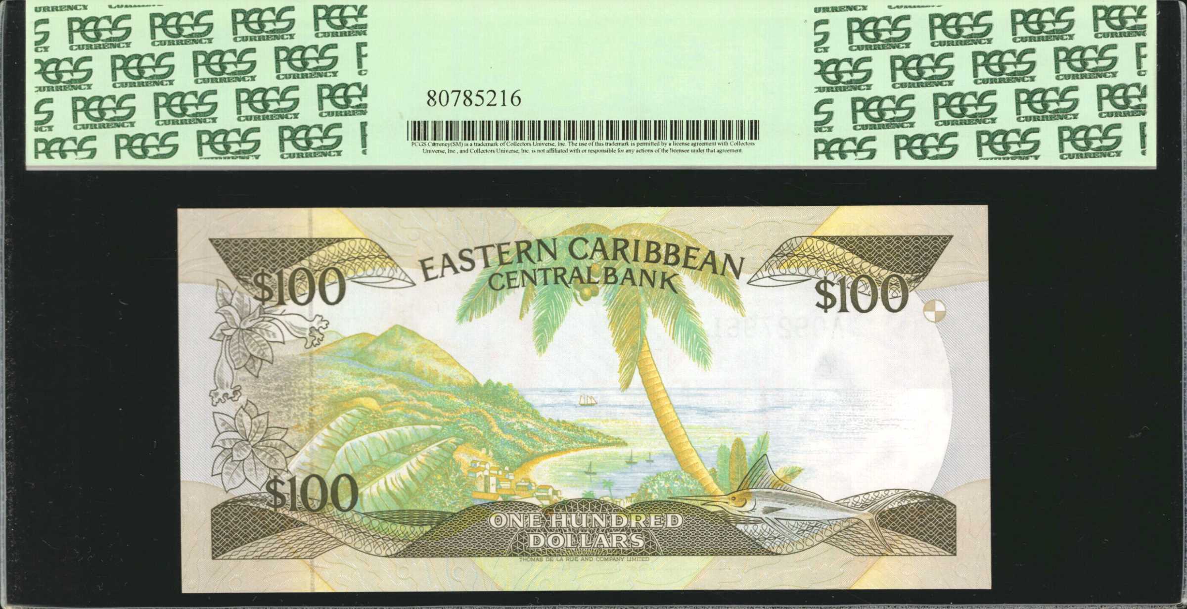 image for: East Caribbean States  100 dollars (B204a)