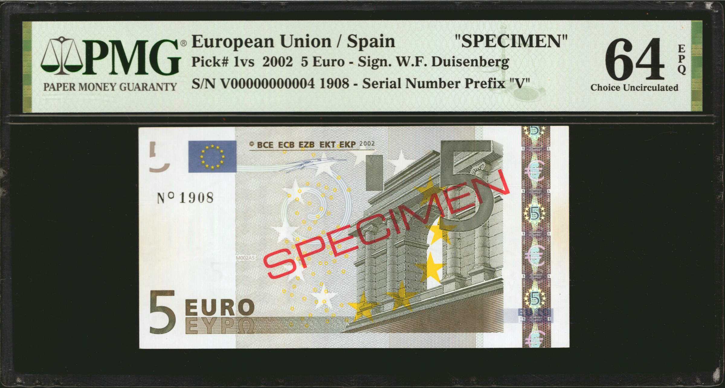 image for: European Monetary Union  5 euro (B101n1)