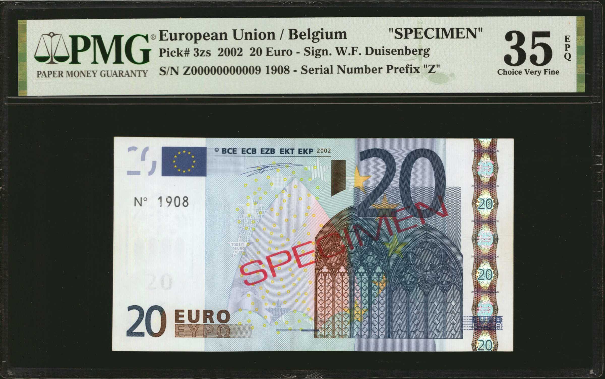 image for: European Monetary Union  20 euro (B103u1)
