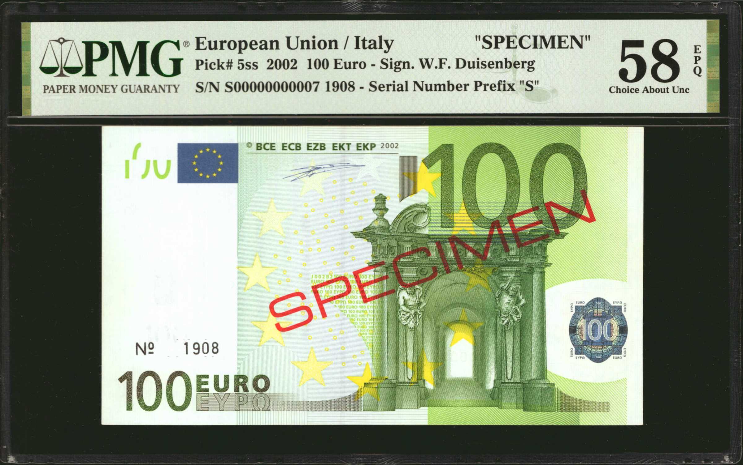 image for: European Monetary Union  100 euro (B105p1)