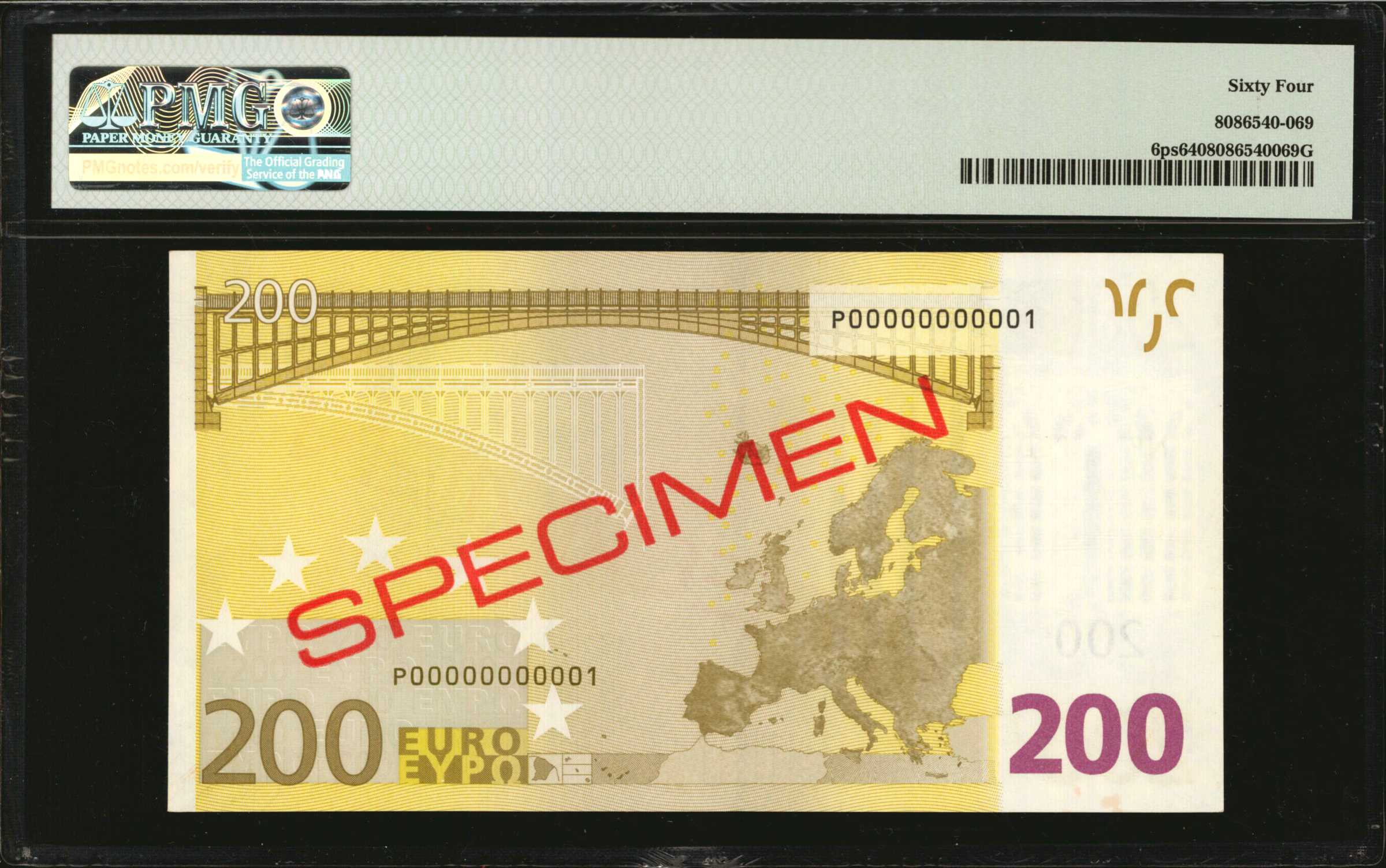 image for: European Monetary Union  200 euro (B106p1)
