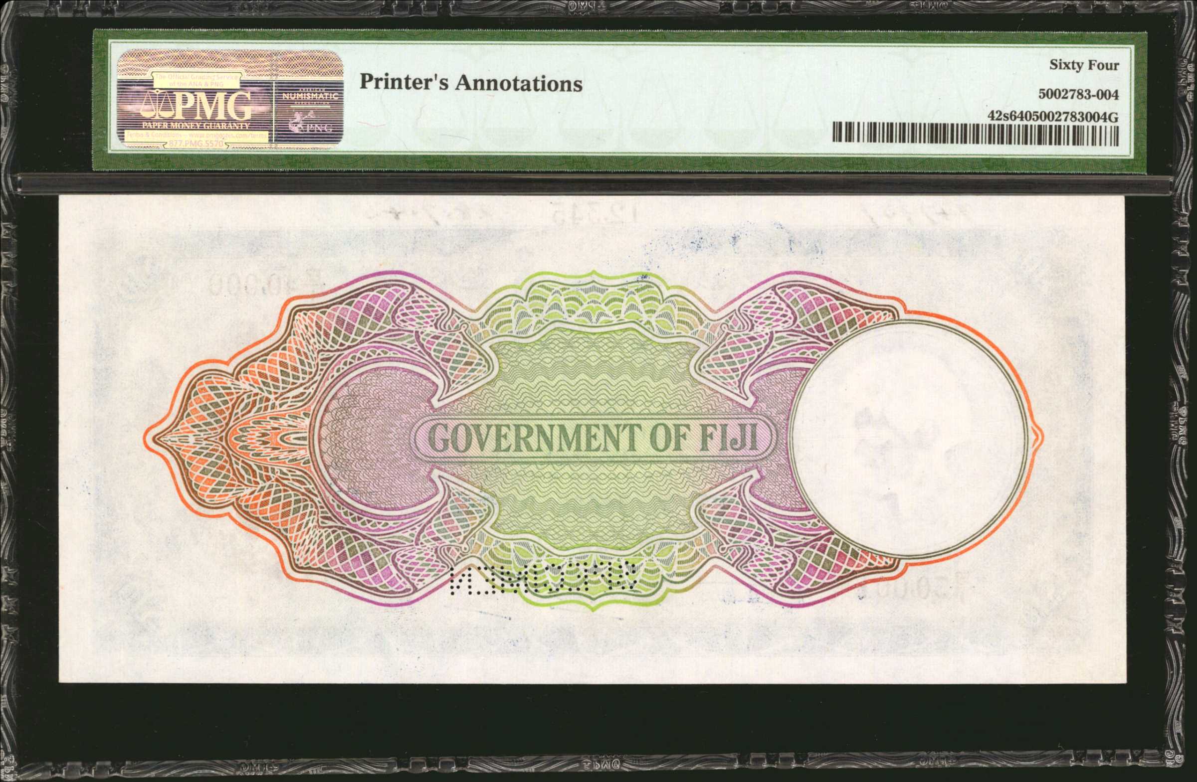 image for: Fiji  10 pounds(B318b)