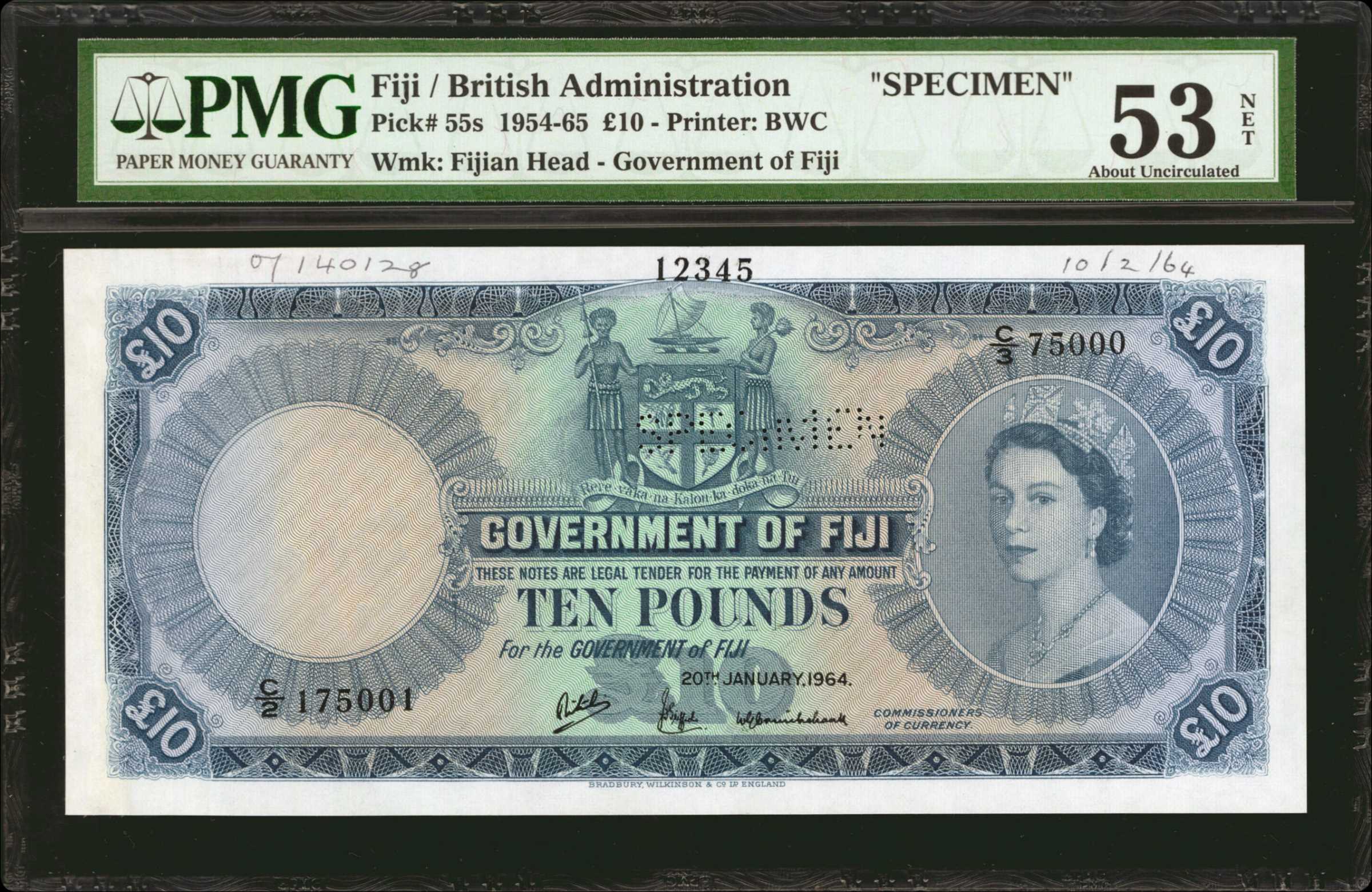 image for: Fiji  10 pounds (B332e)