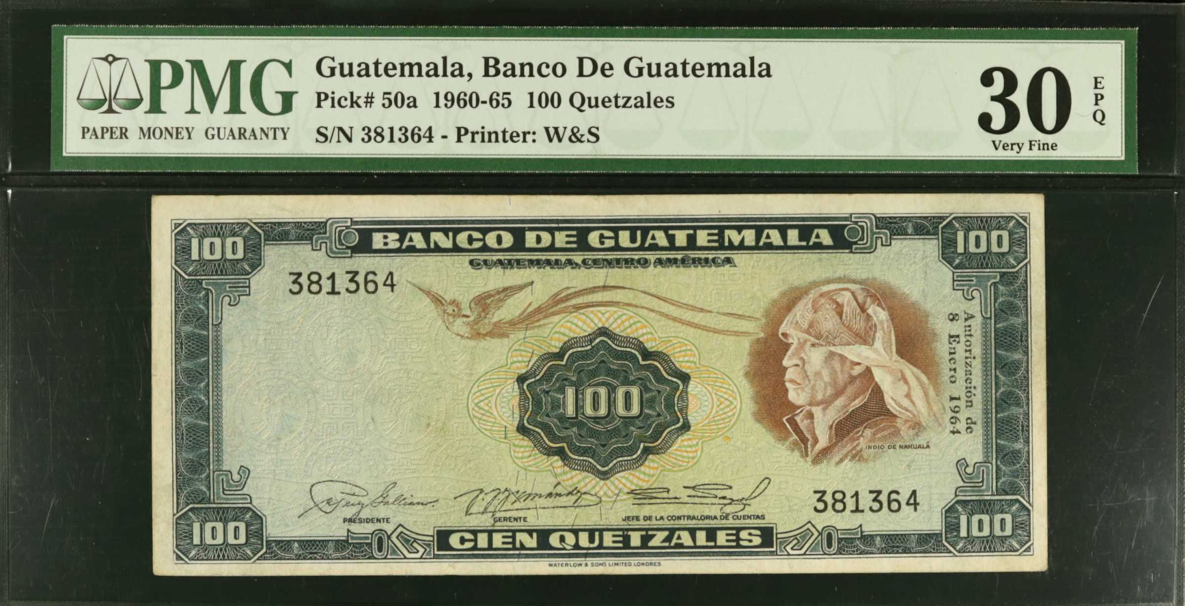 image for: Guatemala  100 quetzales (B530e)