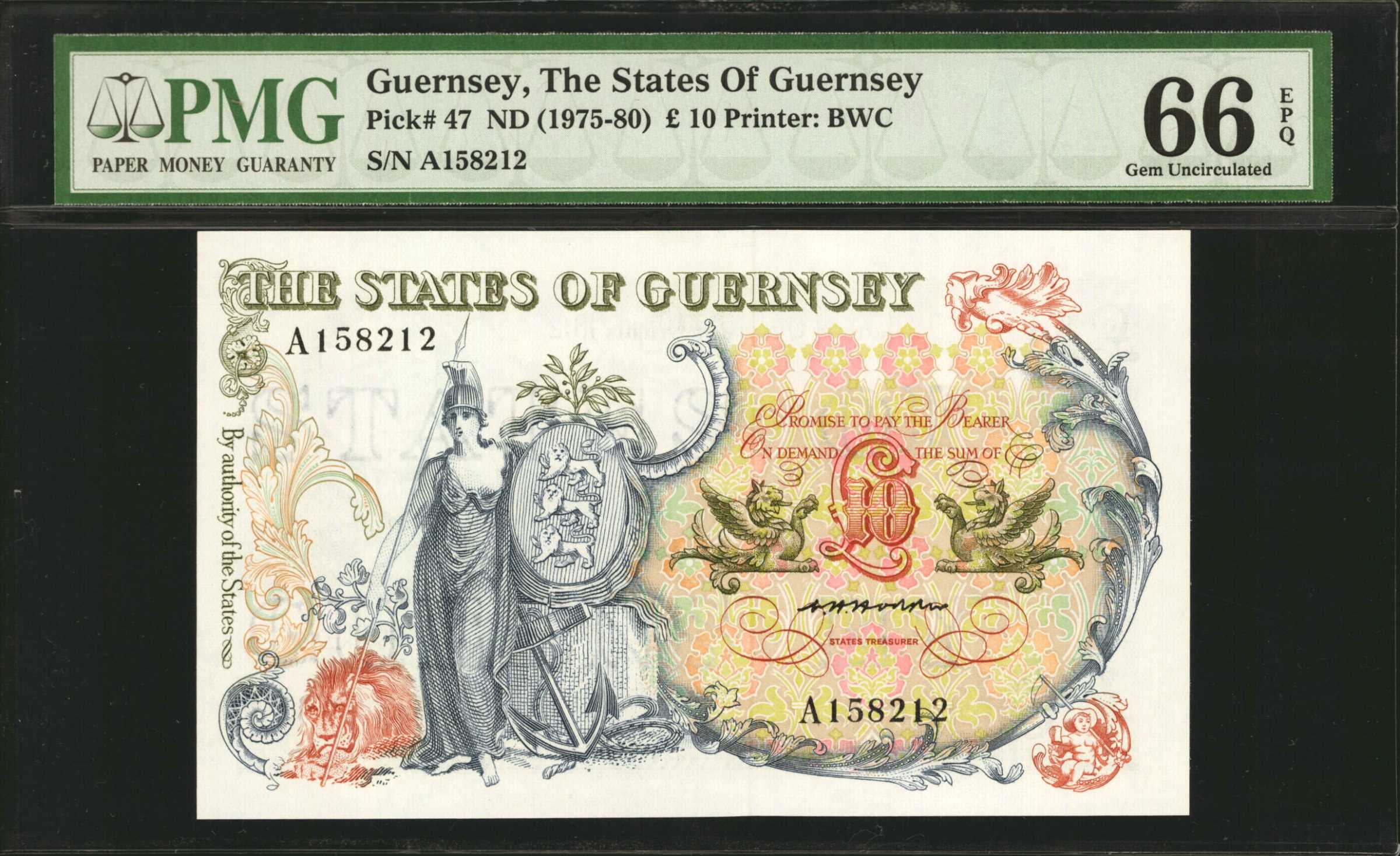 image for: Guernsey  10 pounds (B152a)