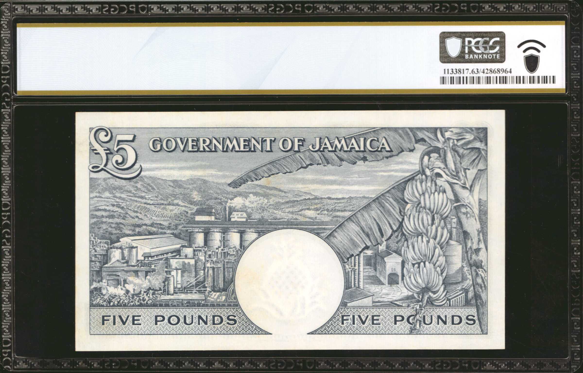 image for: Jamaica  5 pounds (B116bs)