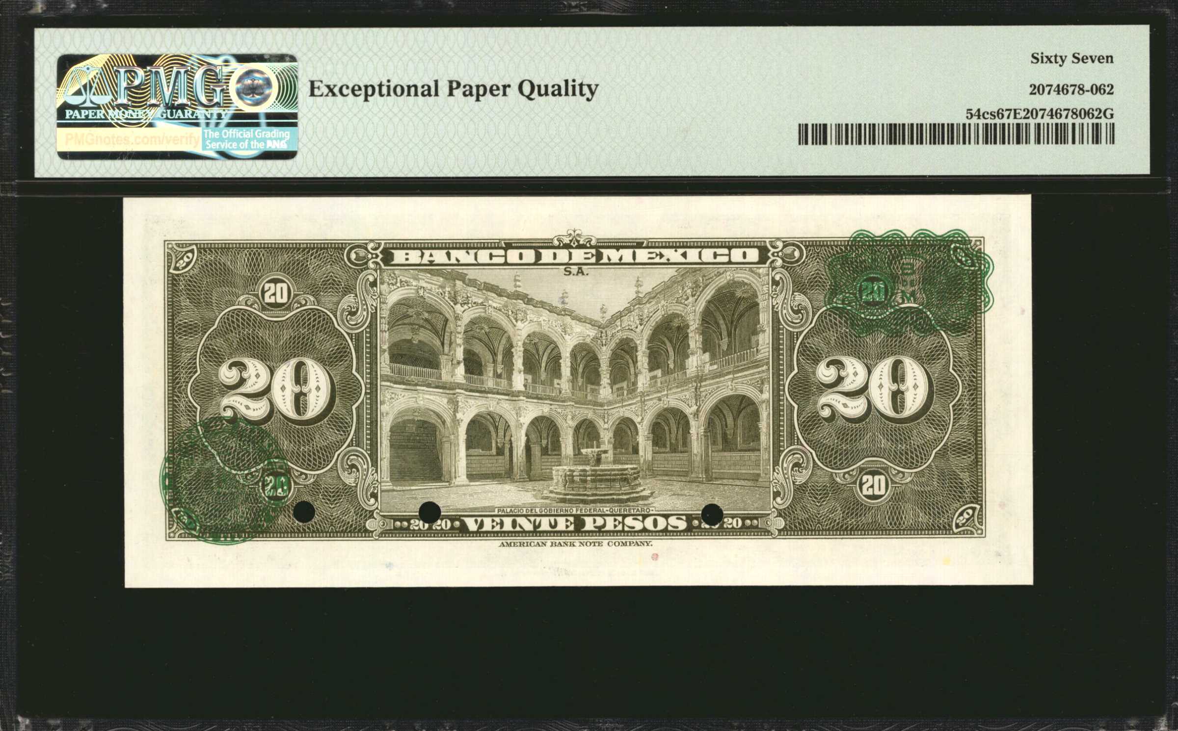image for: Mexico  20 pesos (B627b)