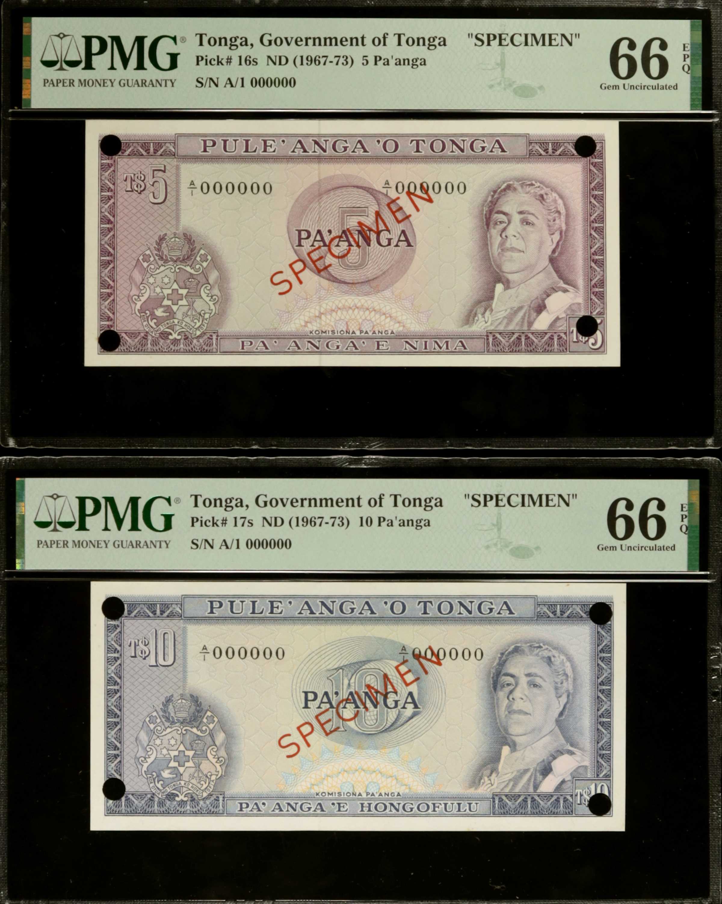 image for: Tonga  5 pa?anga(B116b)