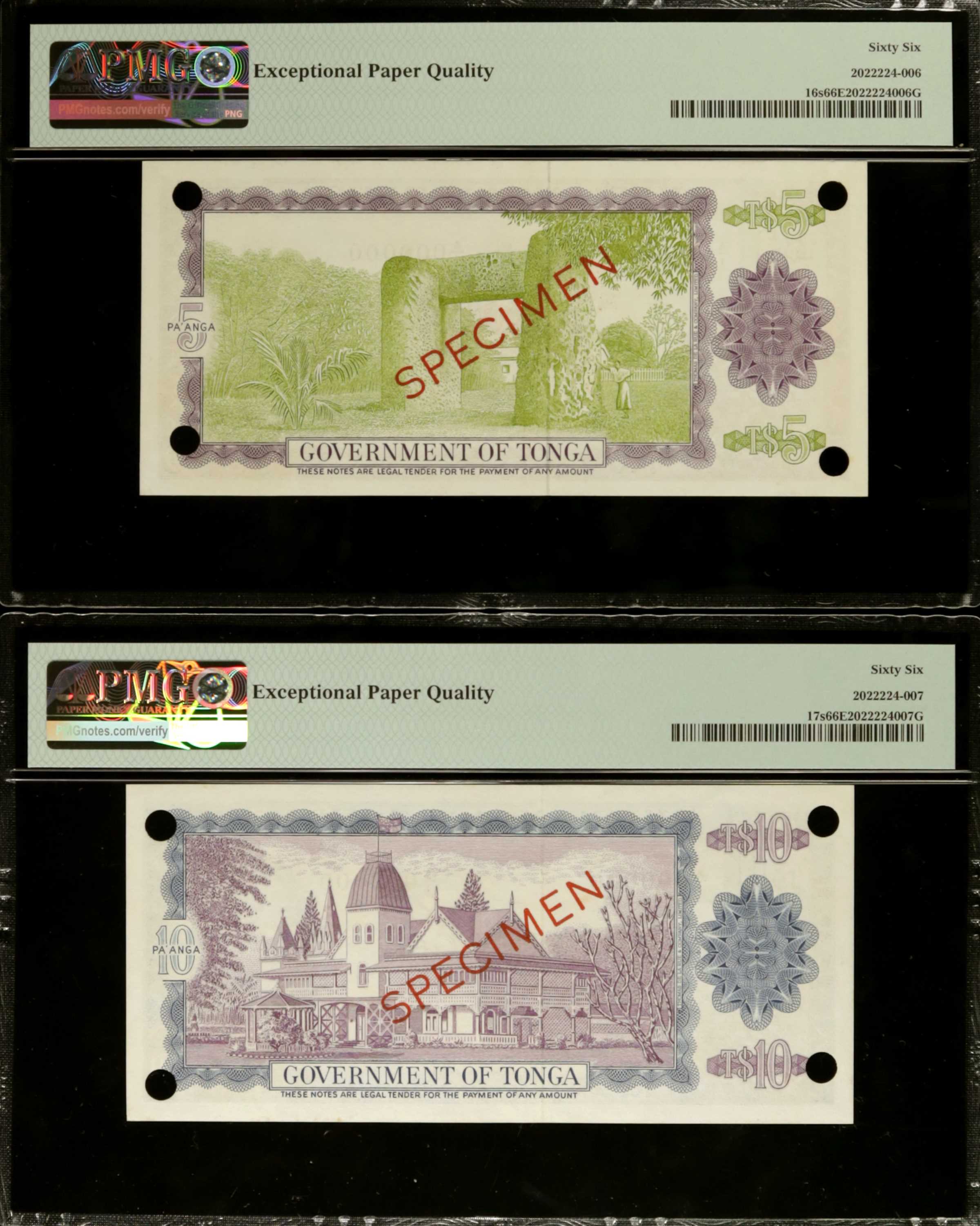 image for: Tonga  5 pa?anga(B116b)