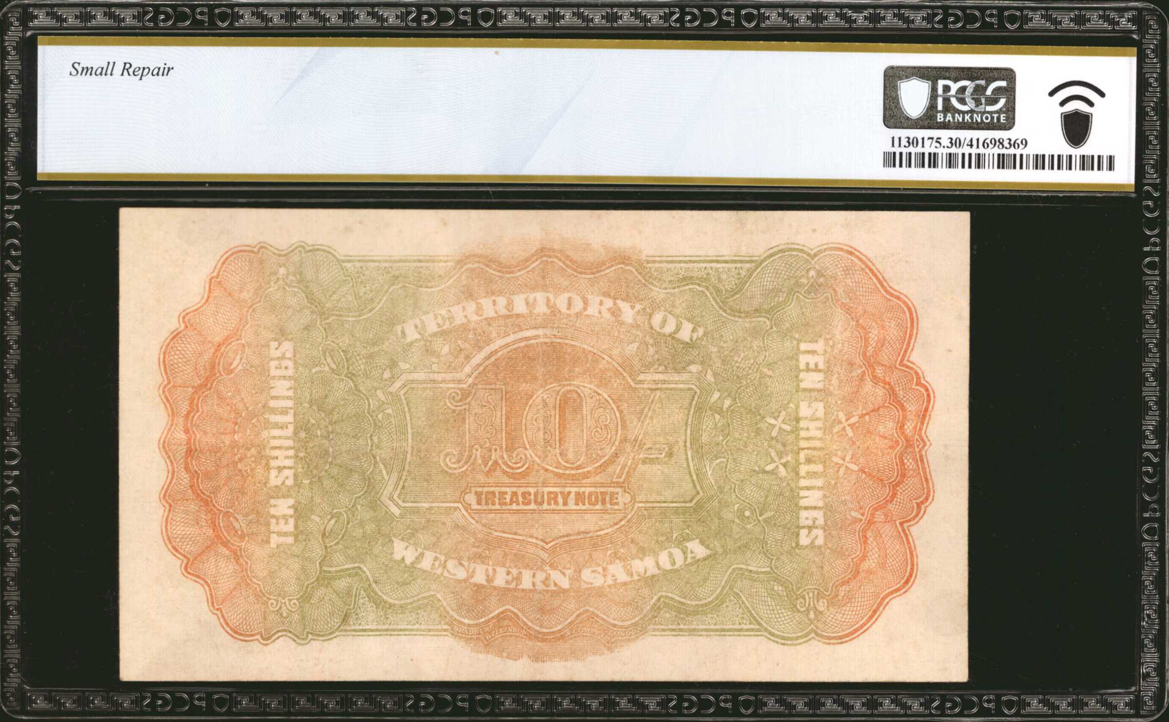image for: Western Samoa  10 shillings(B201g)