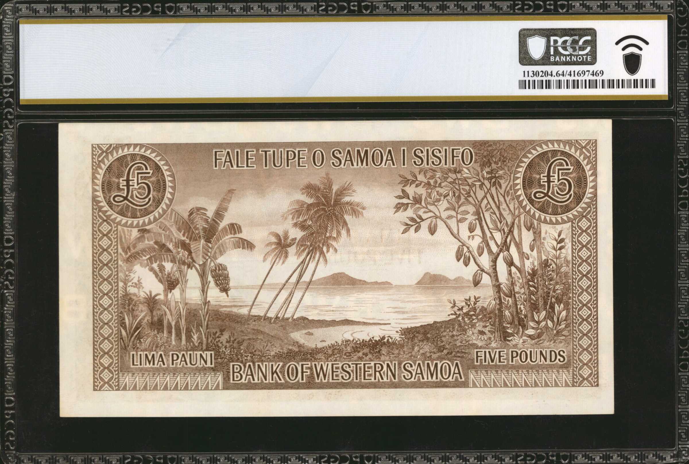 image for: Western Samoa  5 pounds(B306a)