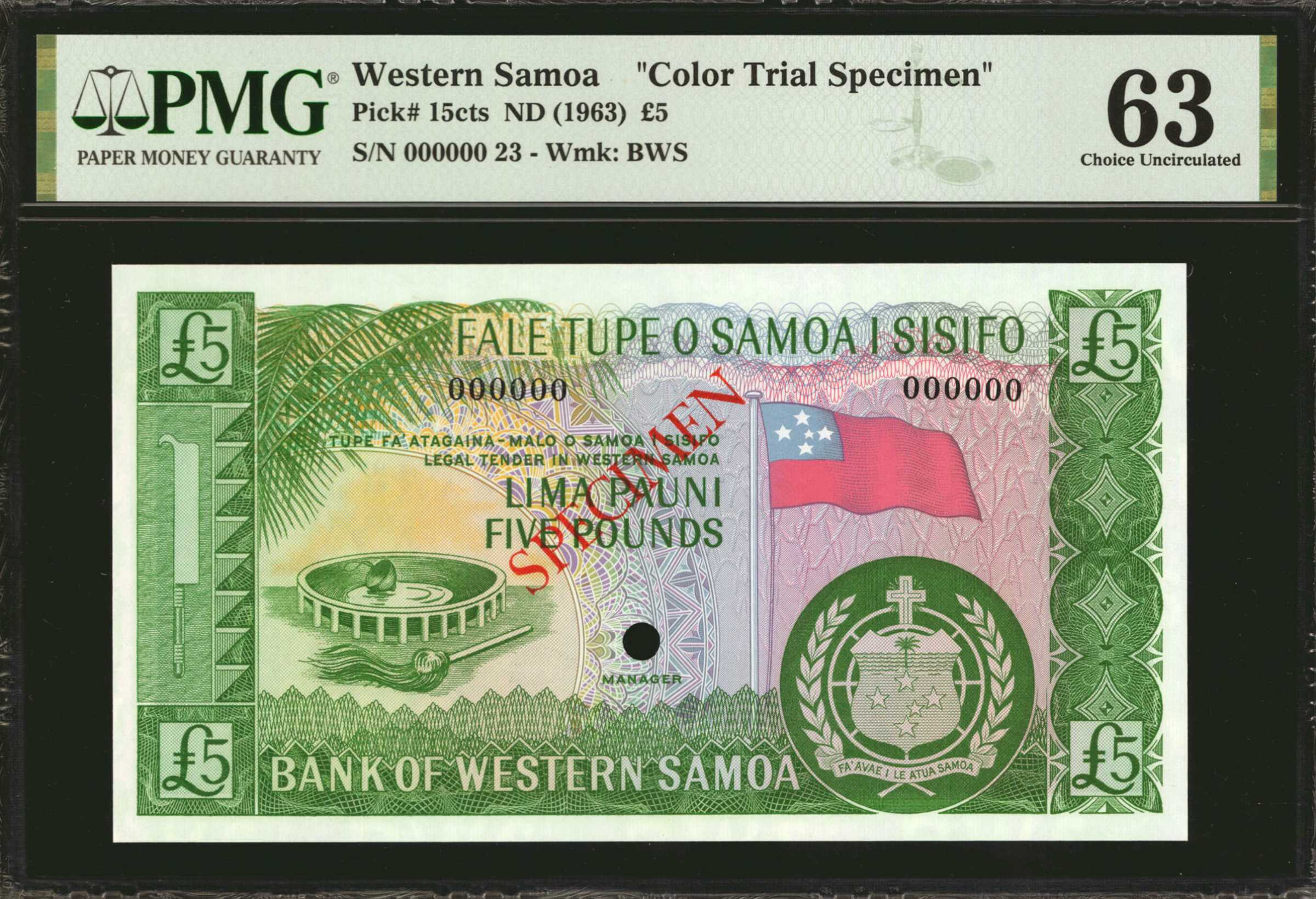 image for: Western Samoa  5 pounds(B306as1)