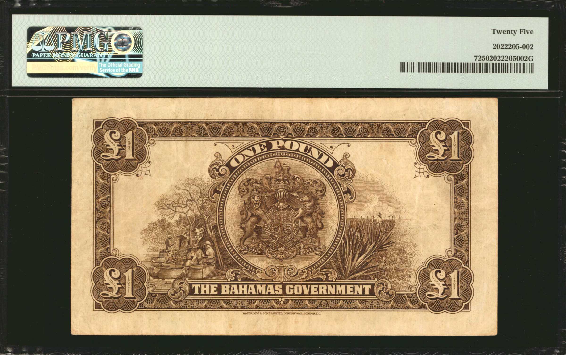 image for: Bahamas  1 pound(B107at)