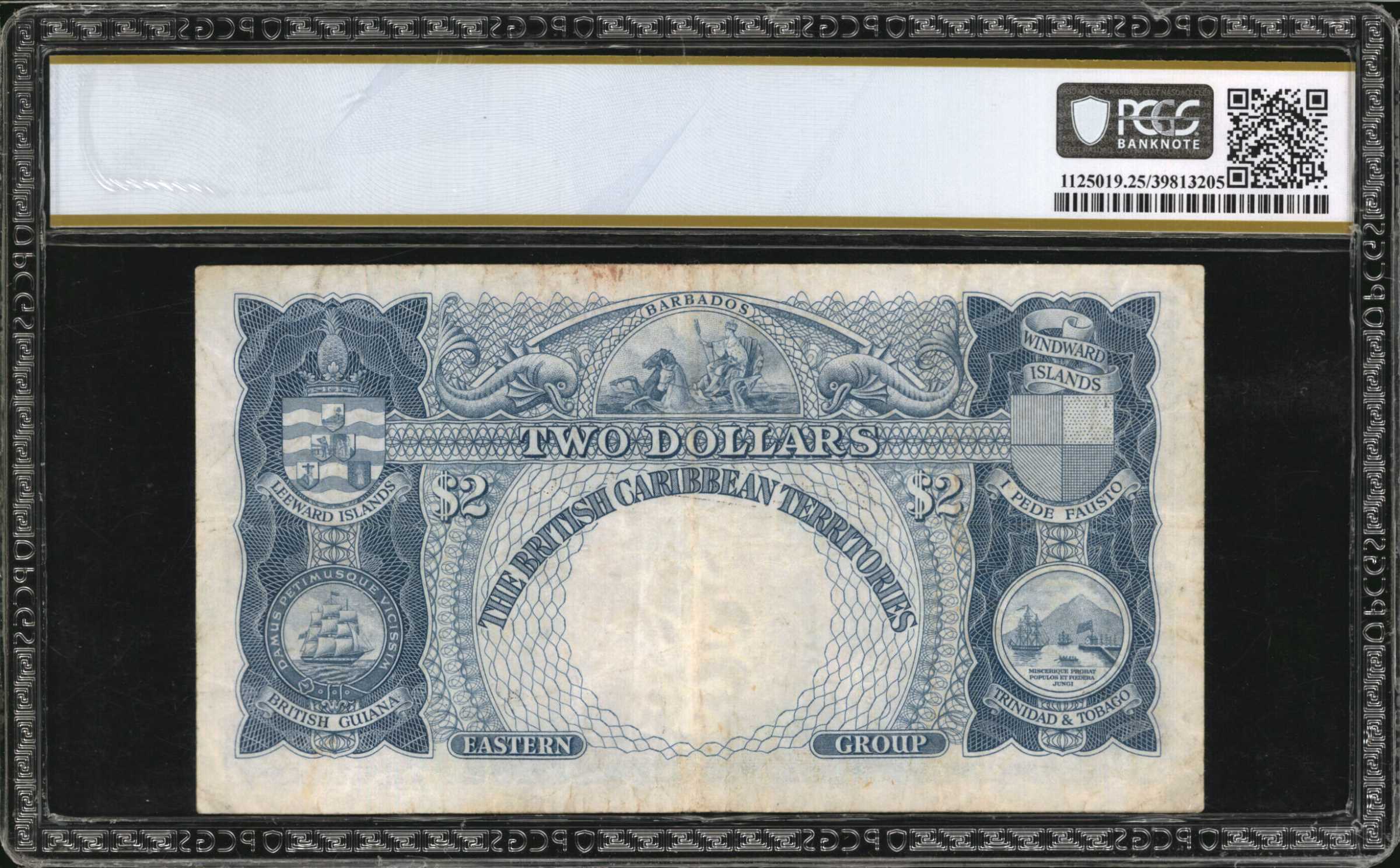 image for: British Caribbean Territories  2 dollars(B102as)