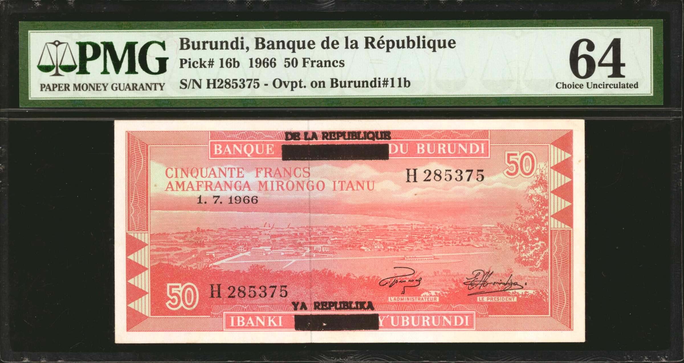 image for: Burundi  50 francs (B202c)