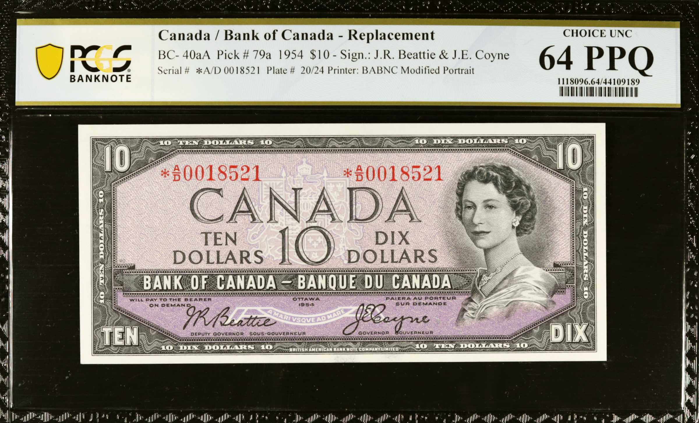 image for: Canada  10 dollars (B342b)