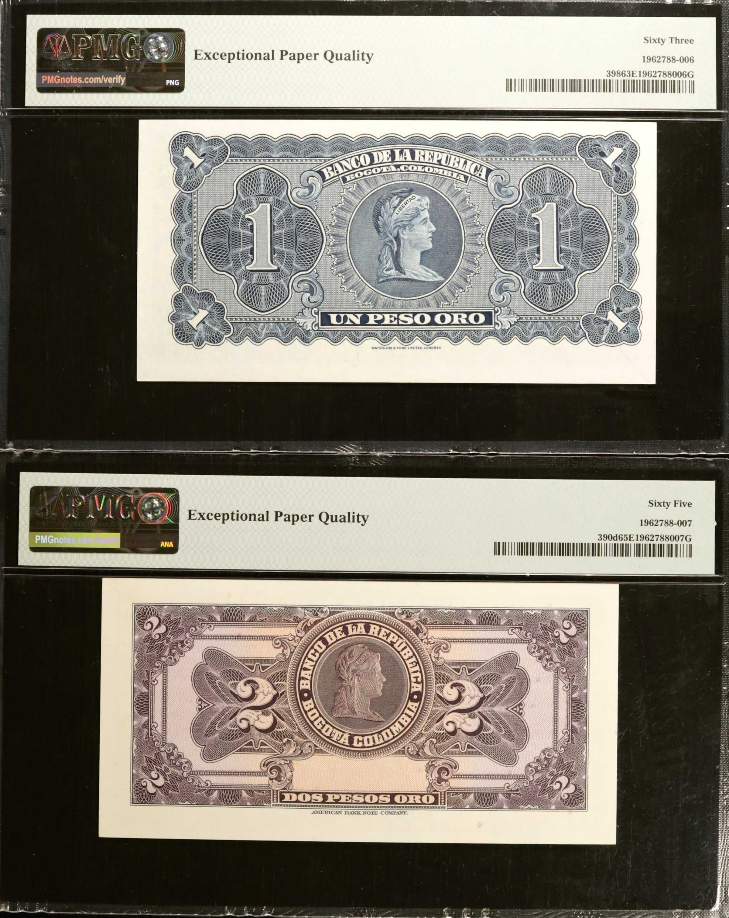 image for: Colombia  1 peso oro(B938a)