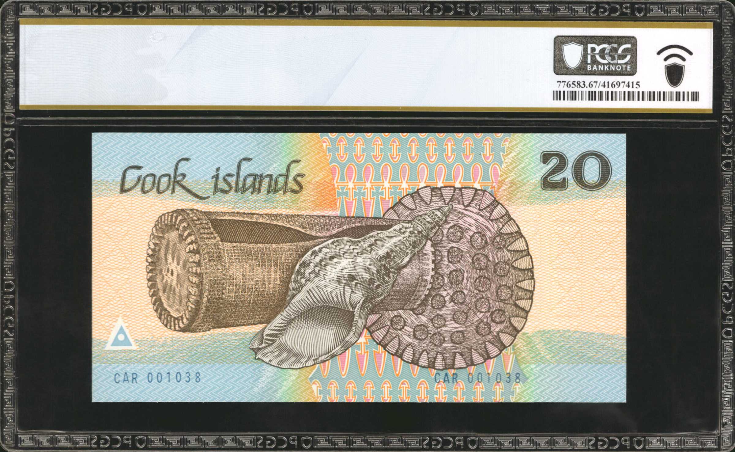 image for: Cook Islands  20 dollars (B105b)