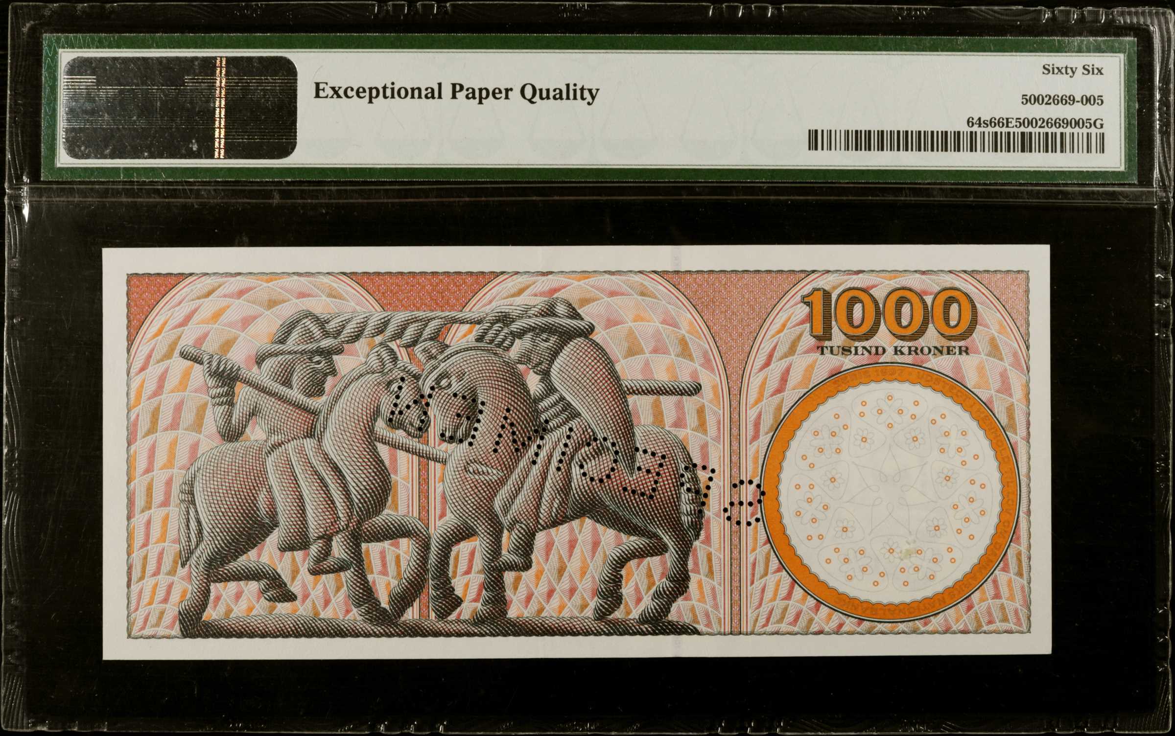 image for: Denmark  1,000 kroner (B934a)