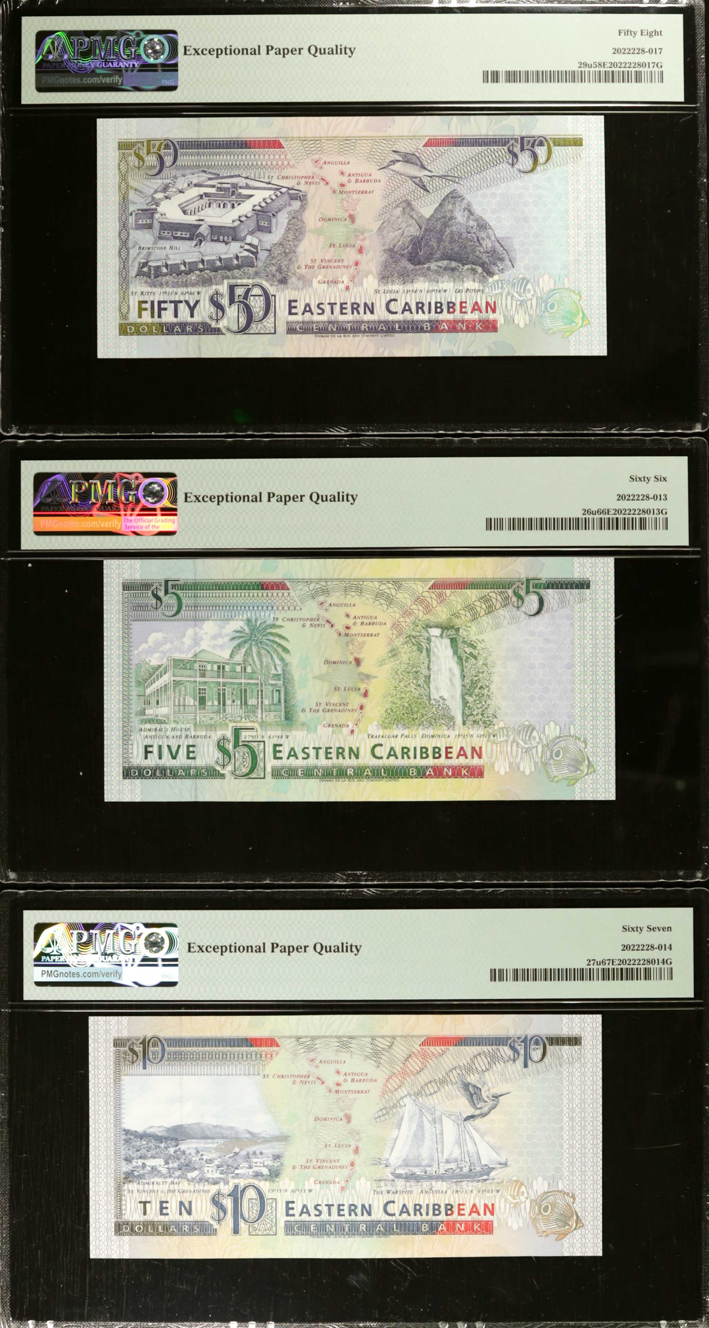 image for: East Caribbean States  50 dollars (B213g)
