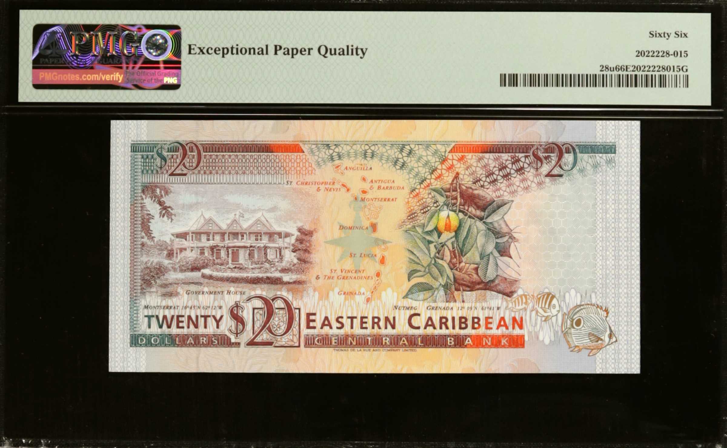 image for: East Caribbean States  50 dollars (B213a)