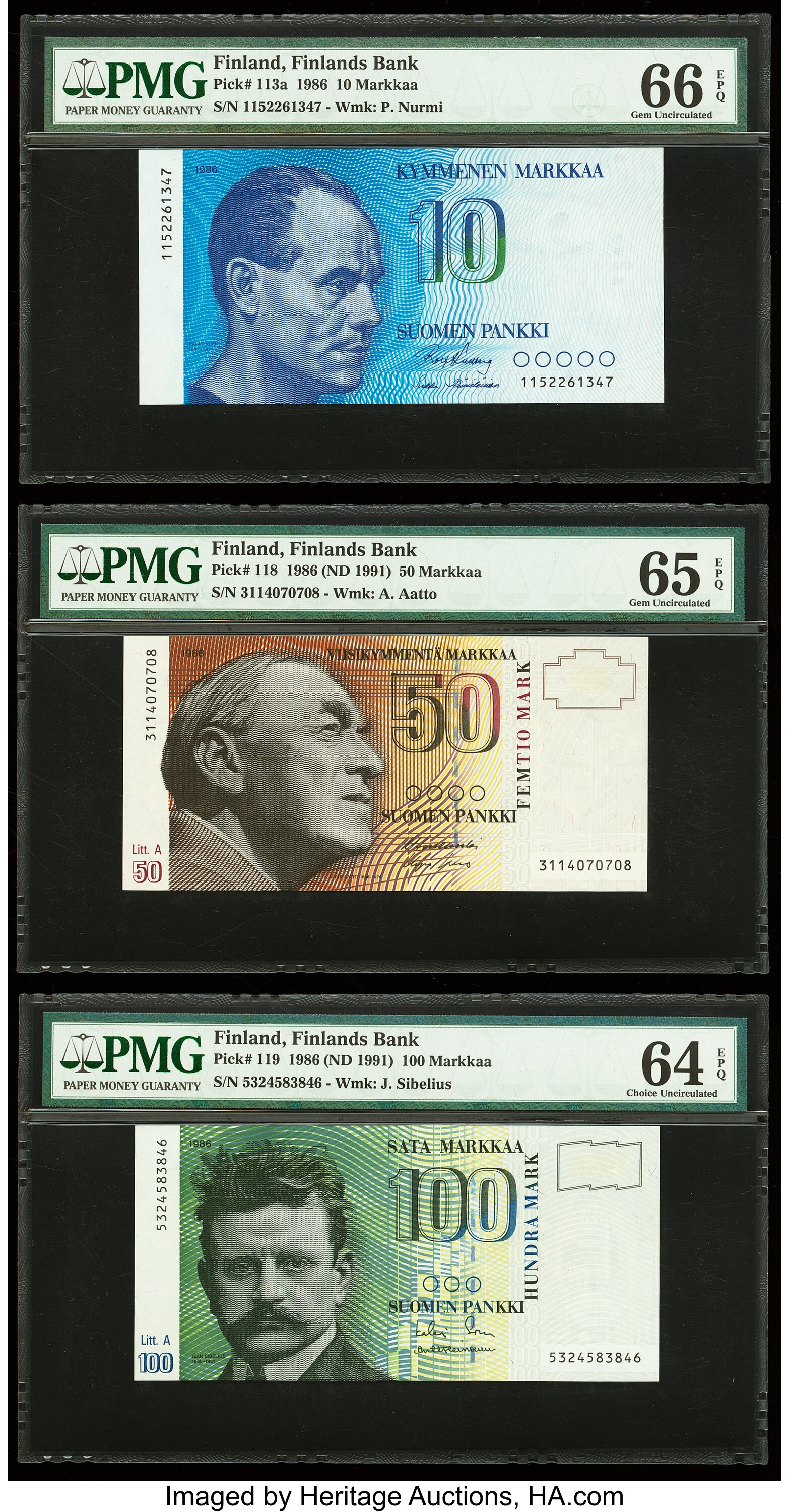 image for: Finland  20 markkaa / mark (B402a)