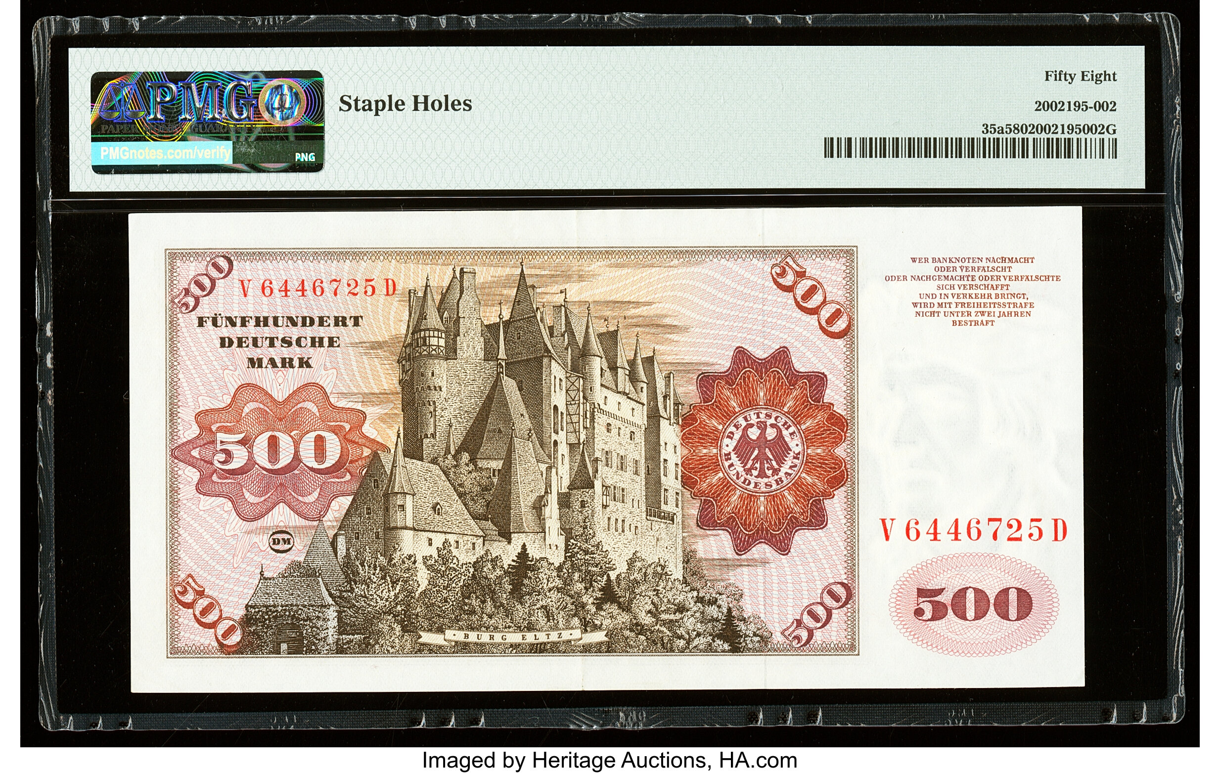 image for: Germany, Federal Republic of  500 deutsche mark (B206b)