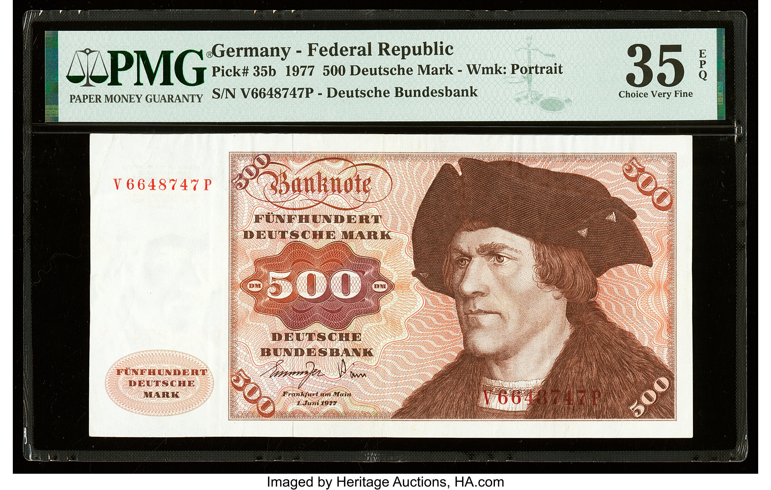 image for: Germany, Federal Republic of  500 deutsche mark (B206d)