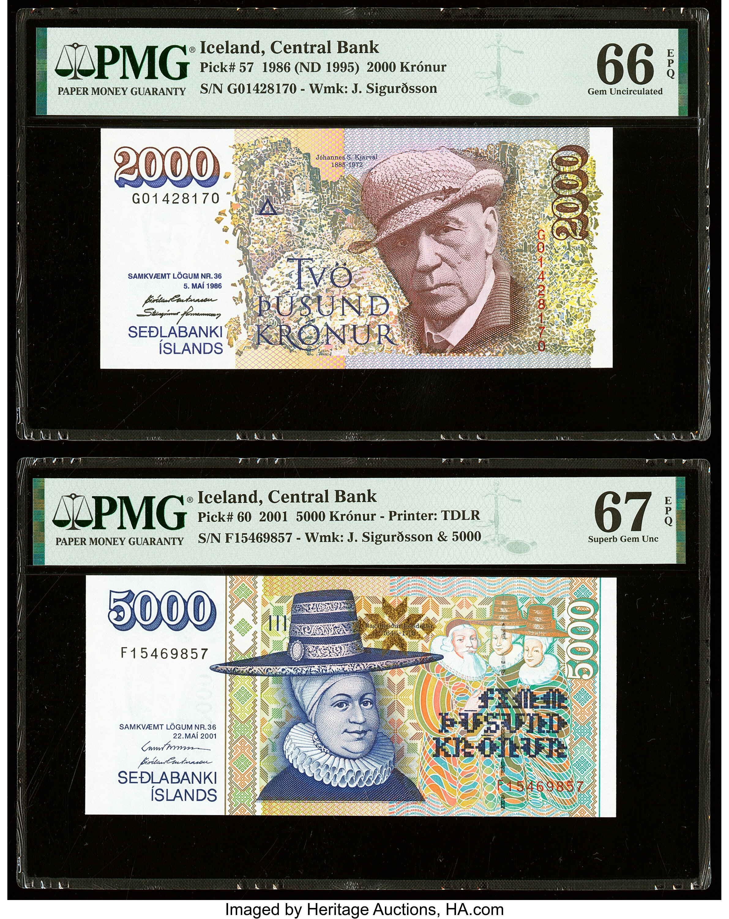 image for: Iceland  5,000 kr?nur (B816b)