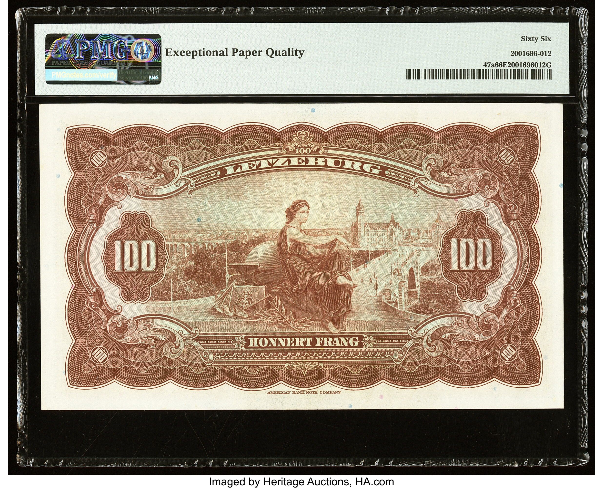 image for: Luxembourg  100 francs / frang (B330as1)