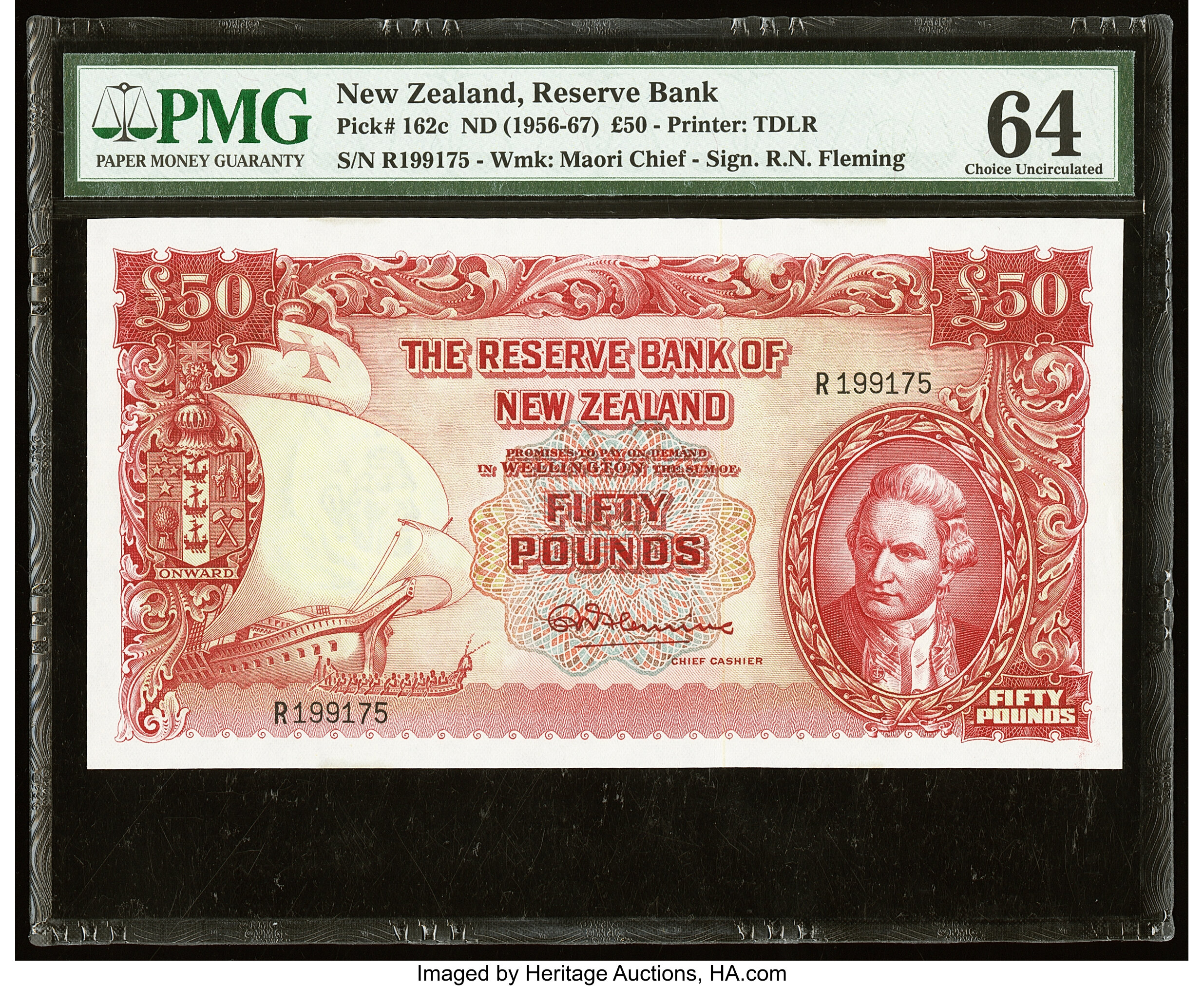 image for: New Zealand  50 pounds (B109cs)