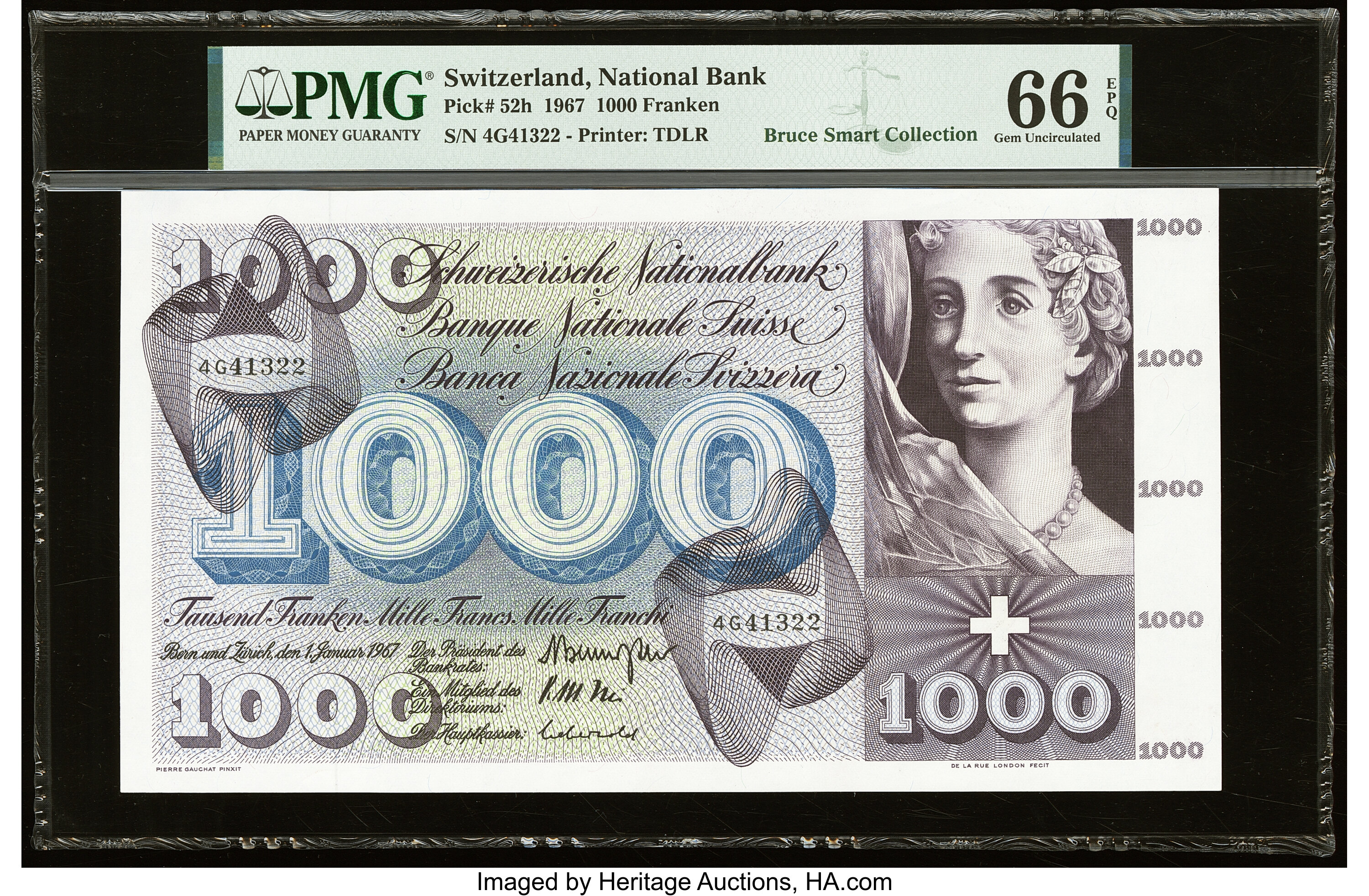 image for: Switzerland  1,000 francs (B336l)
