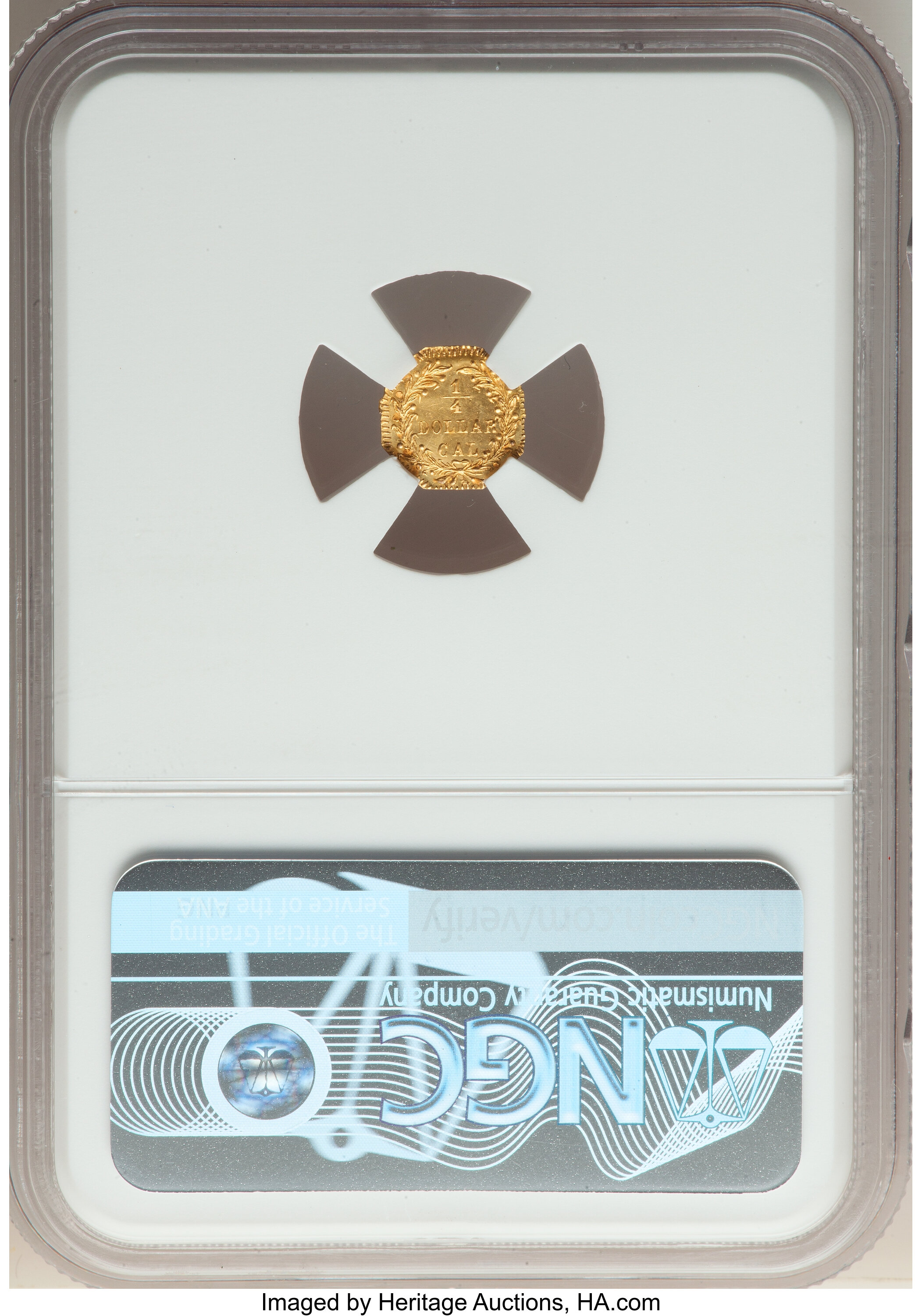 image for: 1873 25C Indian Octagonal 25 Cents, BG-794, High R.5, MS65 Deep Prooflike NGC. NGC Census: (5/3). PCGS Population: (6/0). M...