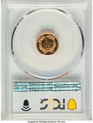 image for: 1881 G$1 PR63 Deep Cameo PCGS. JD-2, R.7....