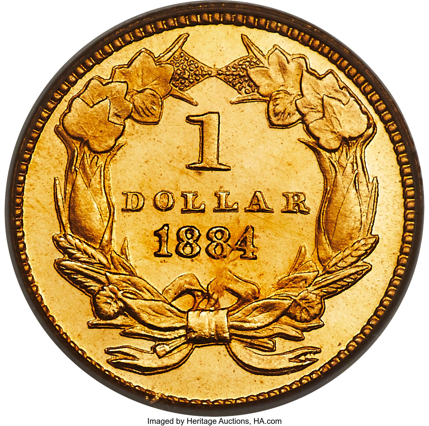 image for: 1884 G$1 PR66 PCGS. JD-1, R.4....