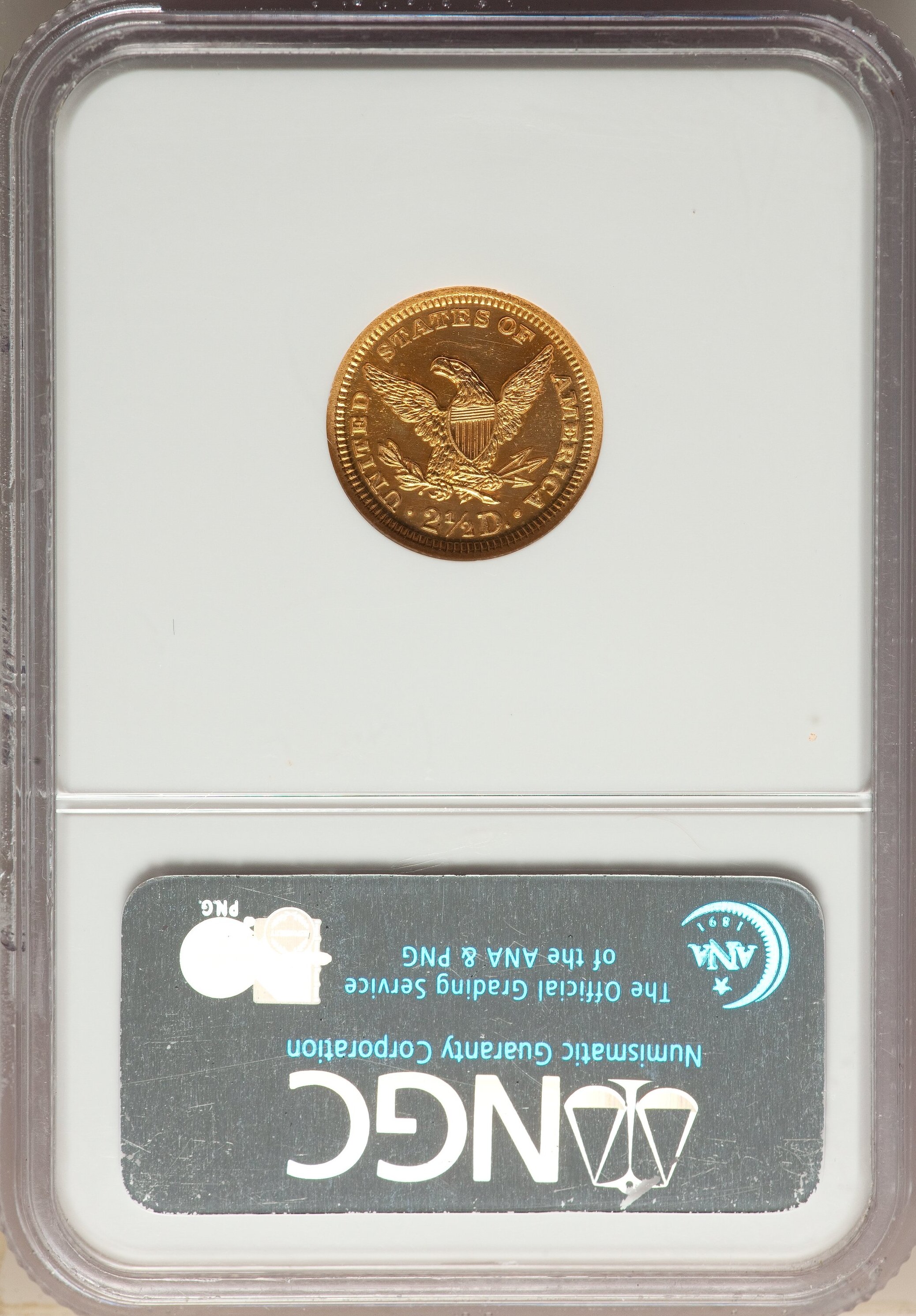 image for: 1902 $2 1/2 PR64 Cameo NGC. JD-1, R.4....