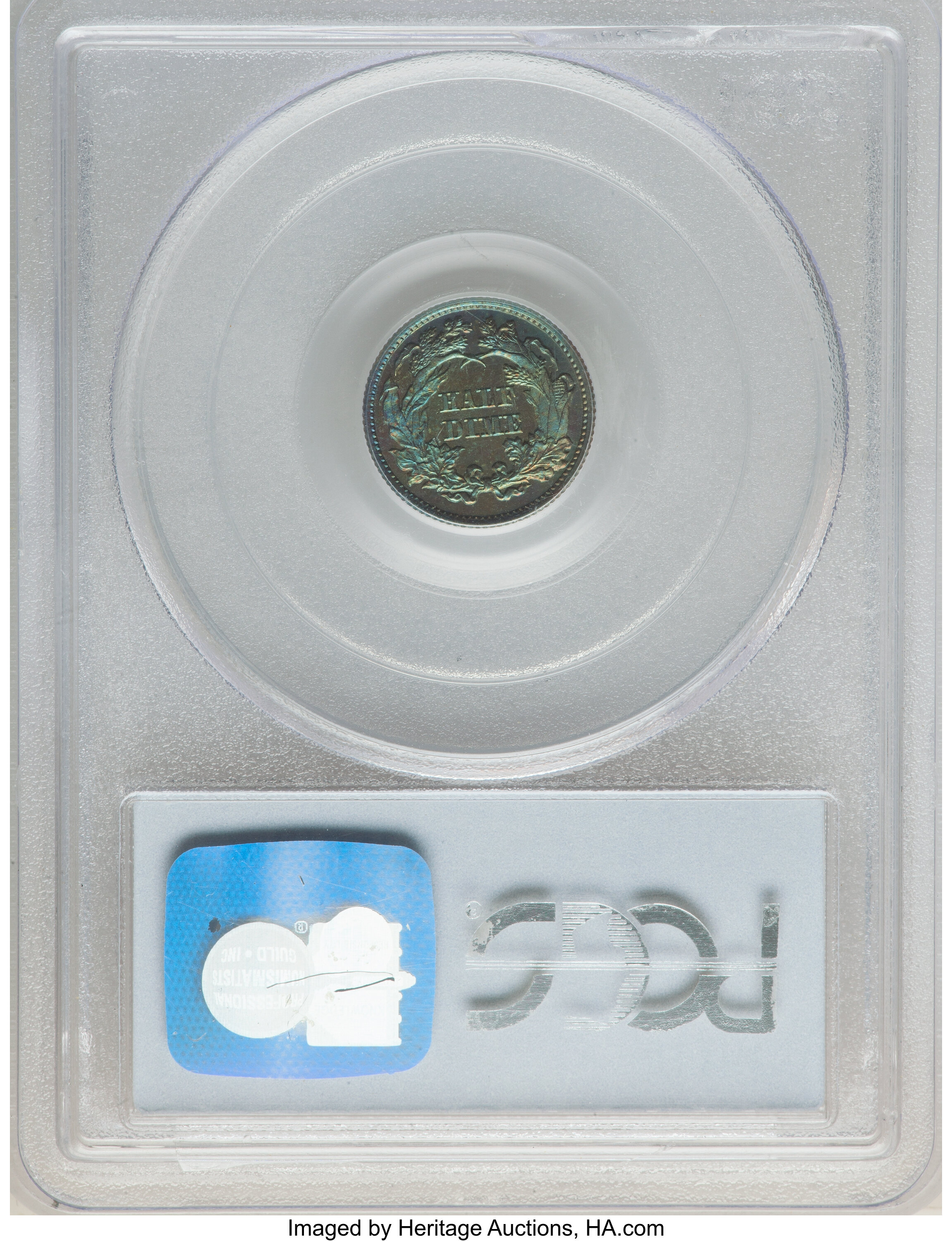 image for: 1870 H10C Half Dime, Judd-817, Pollock-906, High R.6, PR66 Brown PCGS....