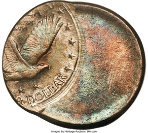 image for: (1917-1930) Standing Liberty Quarter, Type Two -- Struck Off-Center -- AU55 ANACS....