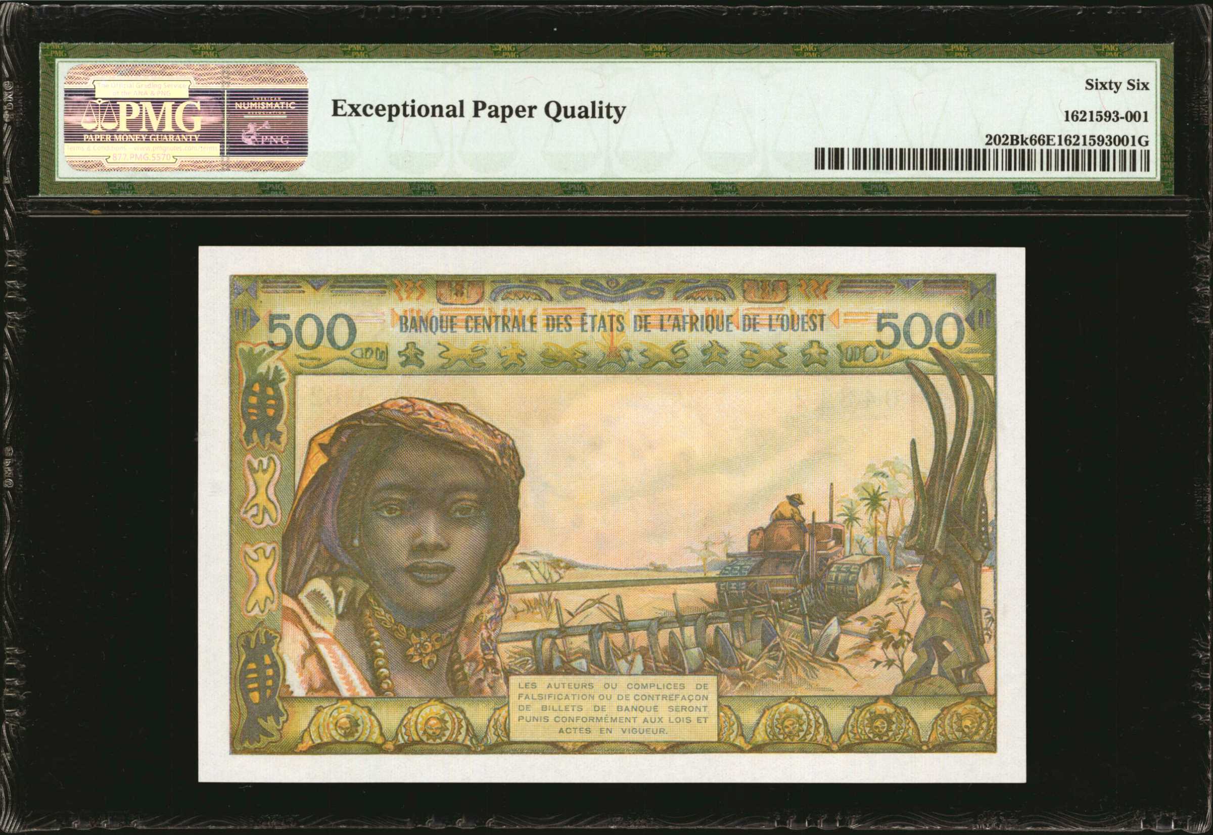 image for: West African States  500 francs (B107Ba)