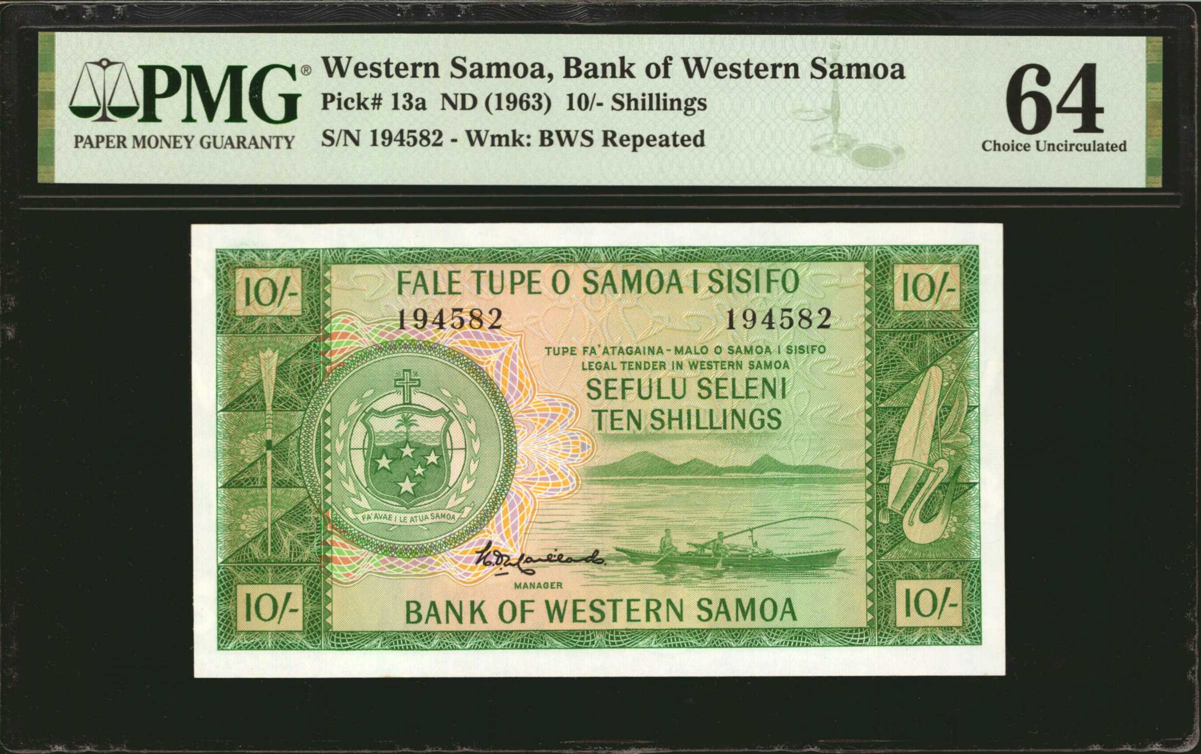 image for: Western Samoa  1 pound(B305as3)