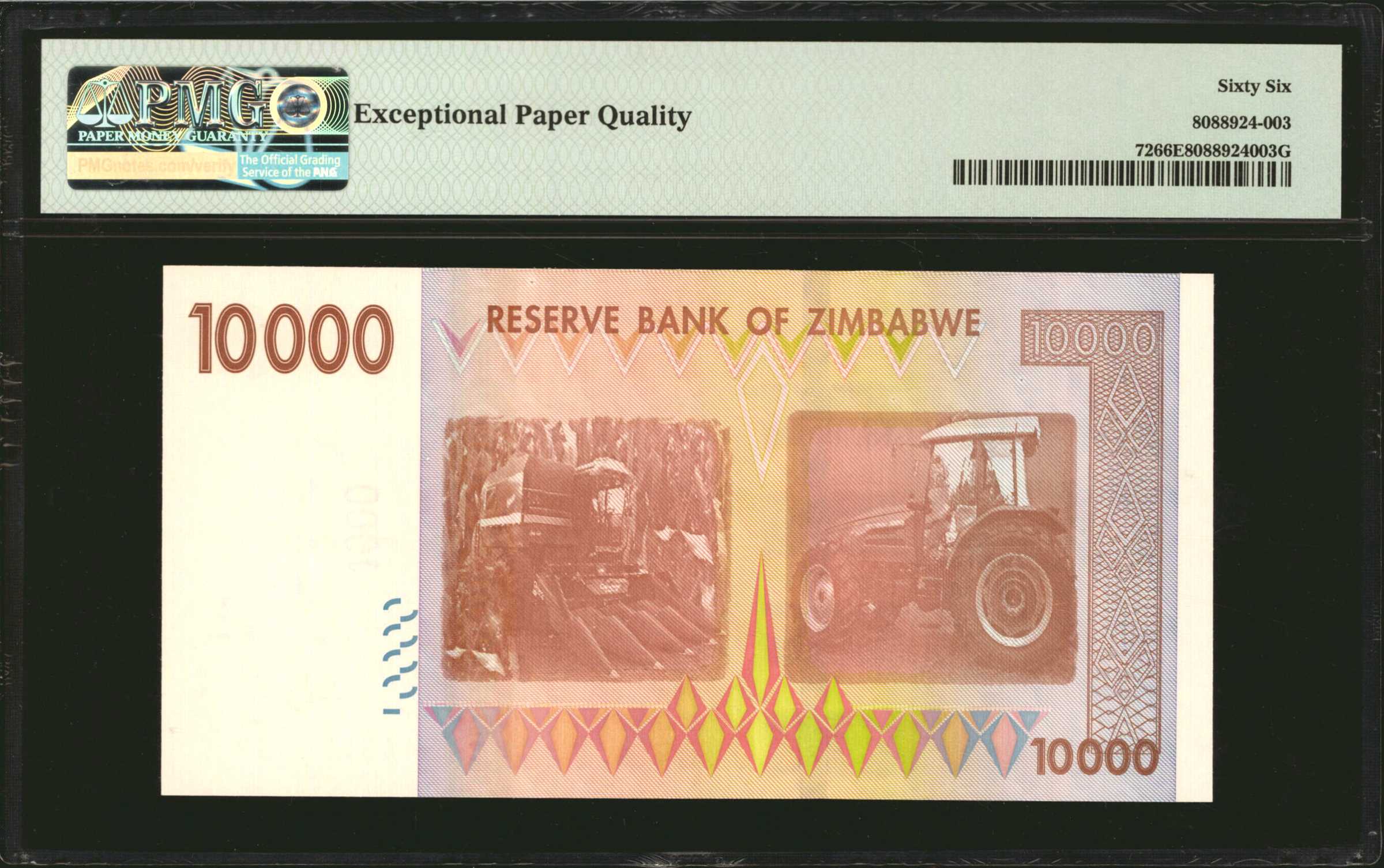 image for: Zimbabwe  10,000 dollars (B163a)