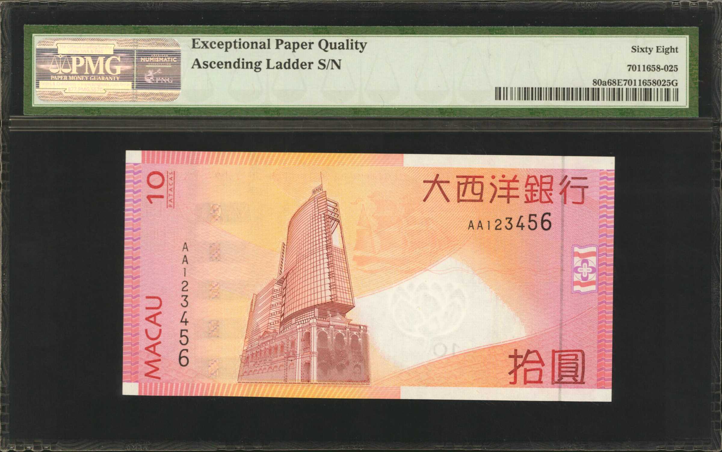 image for: Macau  10 patacas (B068c)
