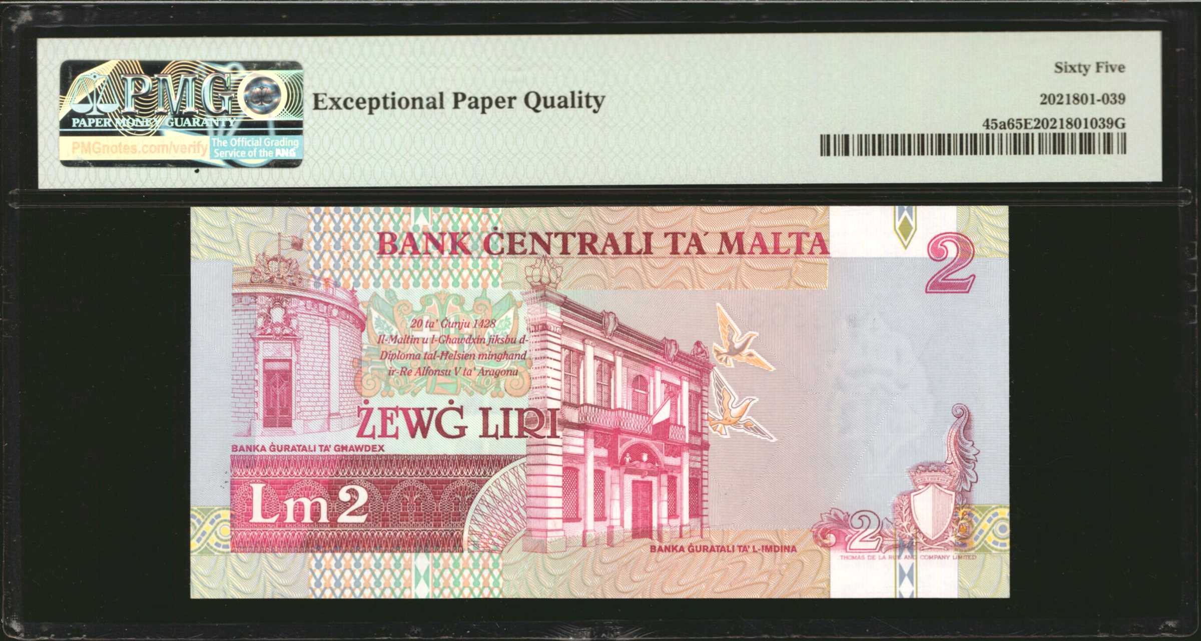 image for: Malta  5 liri (B211az)