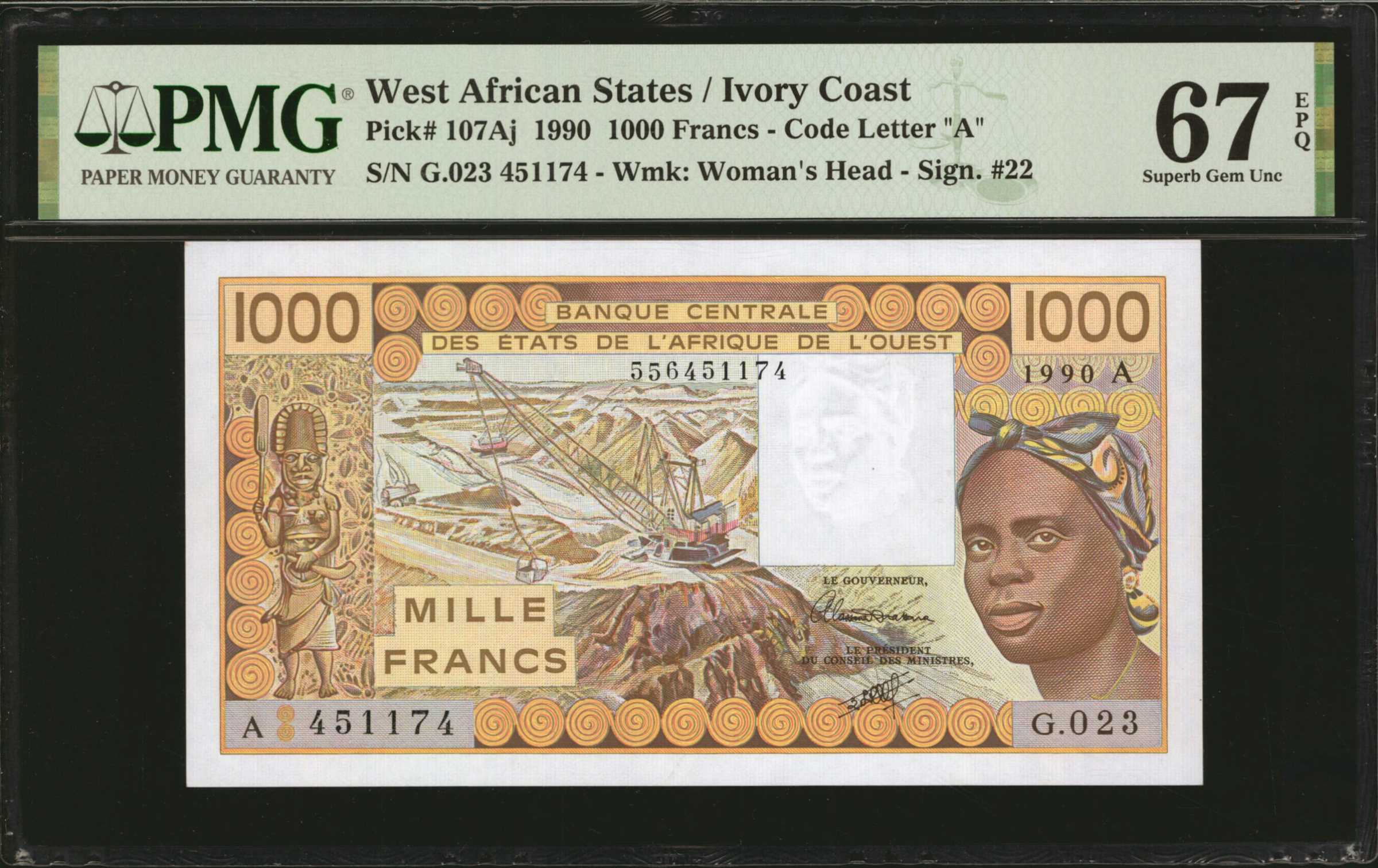 image for: West African States  5,000 francs (B118Bg)