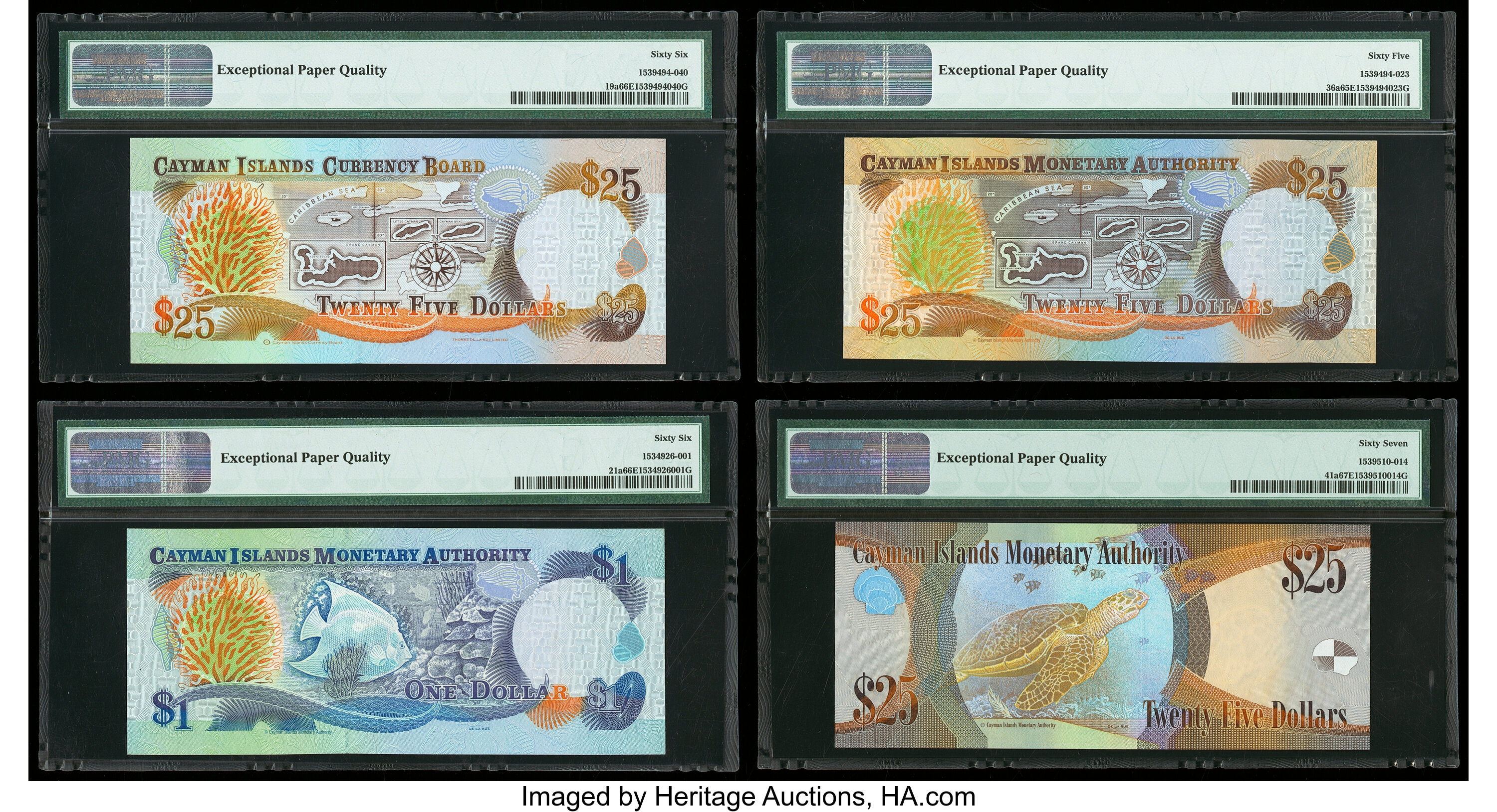 image for: Cayman Islands  25 dollars (B216a)