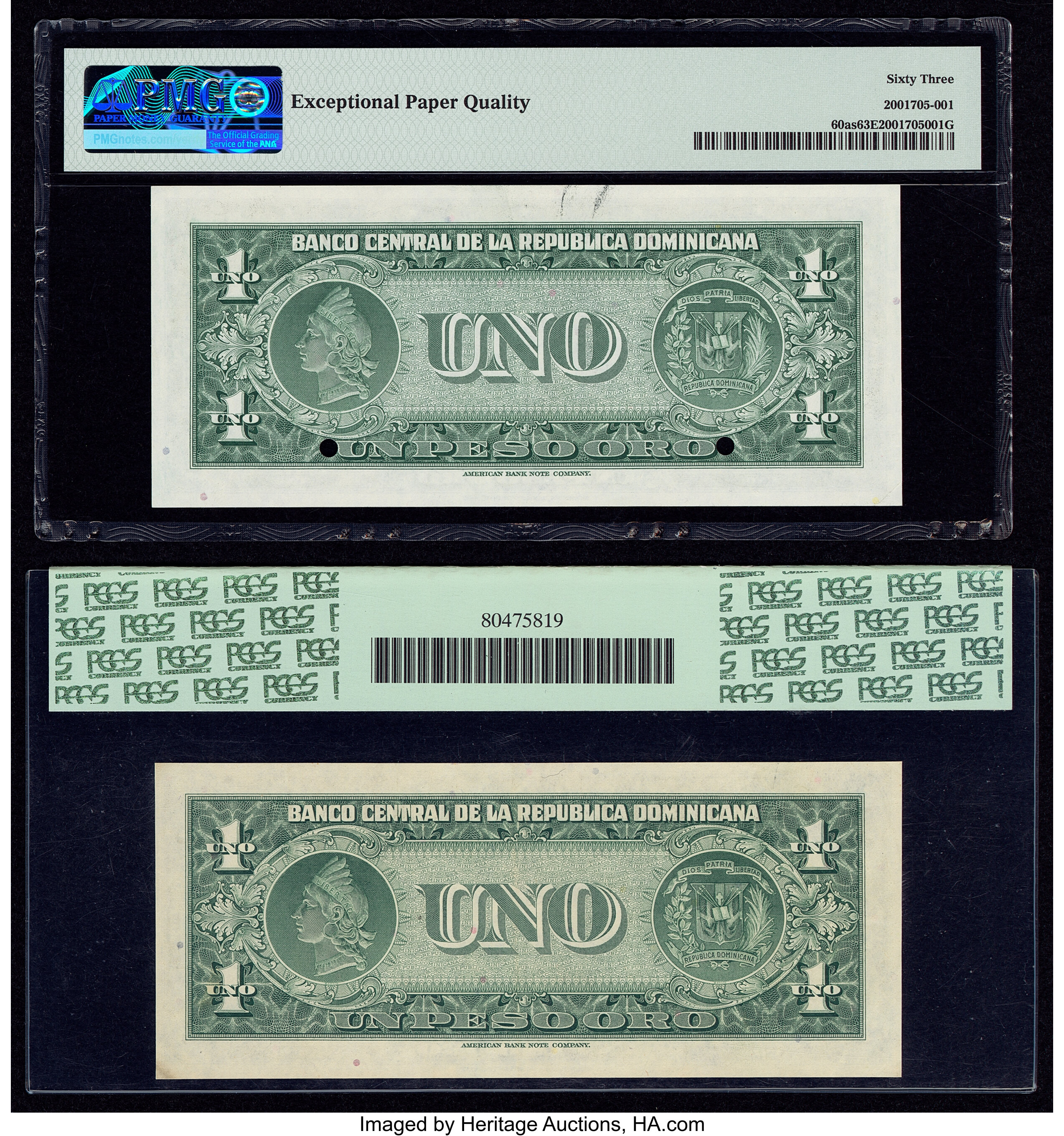 image for: Dominican Republic  1 peso oro (B601b)